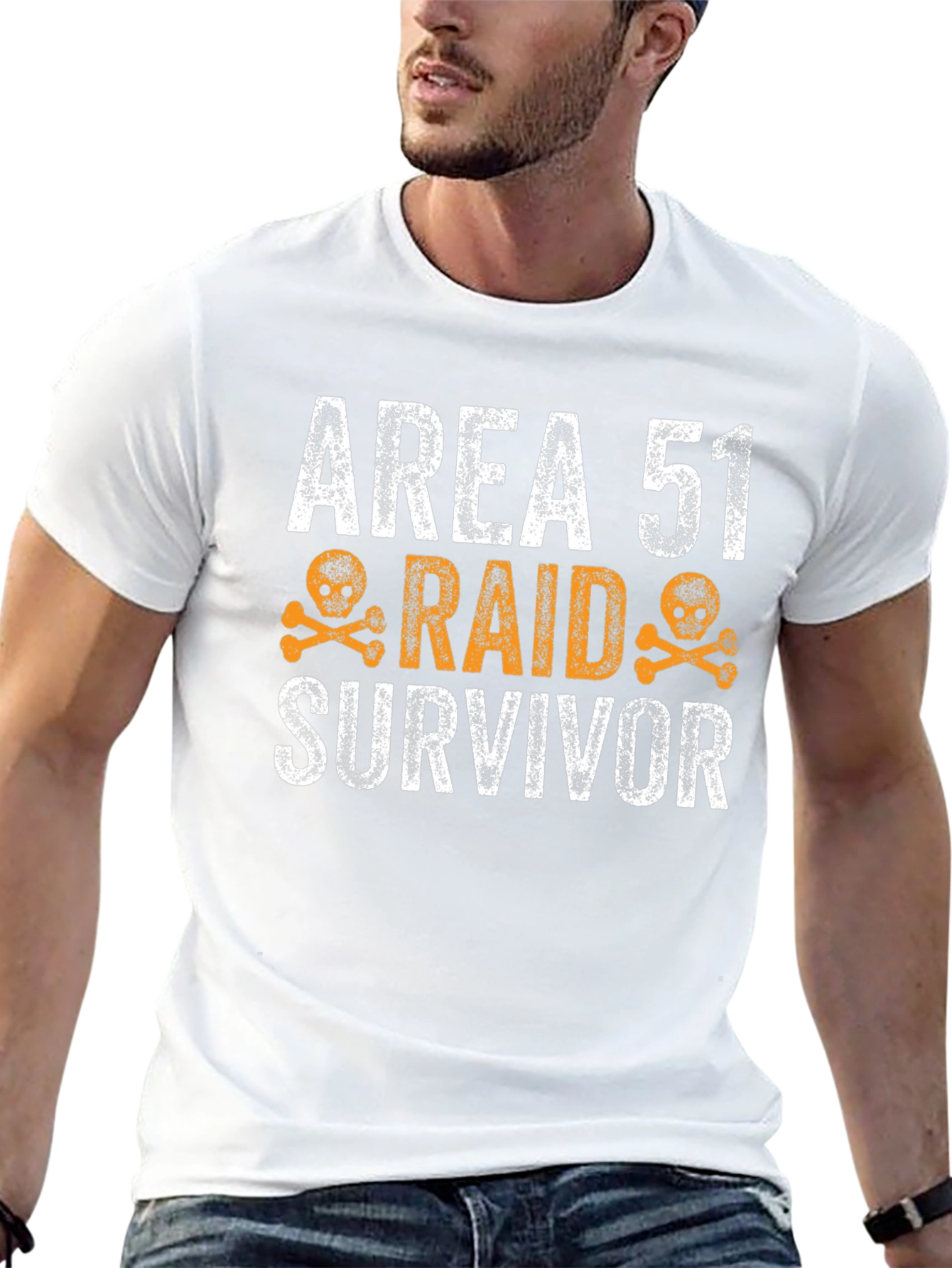 Area 51 Raid Survivor Graphic T-Shirt
