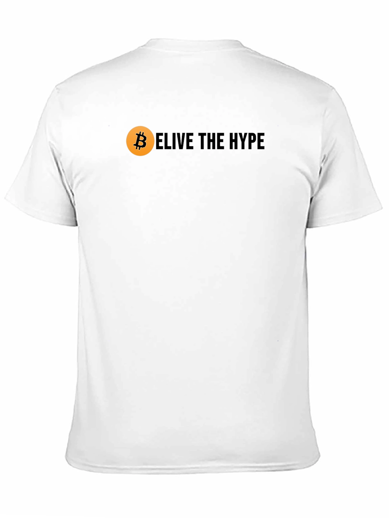 Believe The Hype Bitcoin Black Graphic Tee