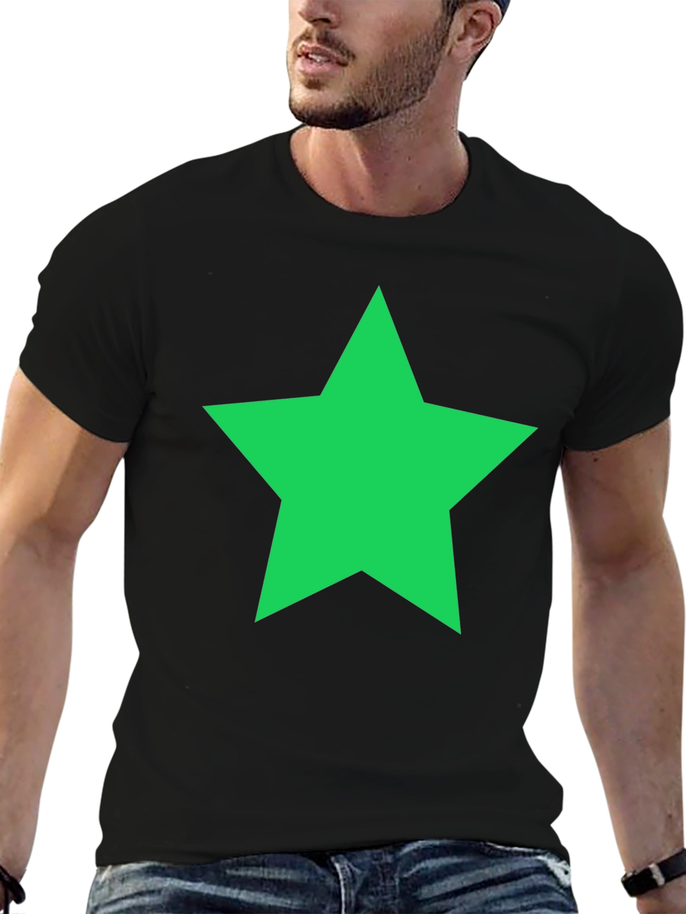 Bold Star Graphic Tee - Everyday Casual