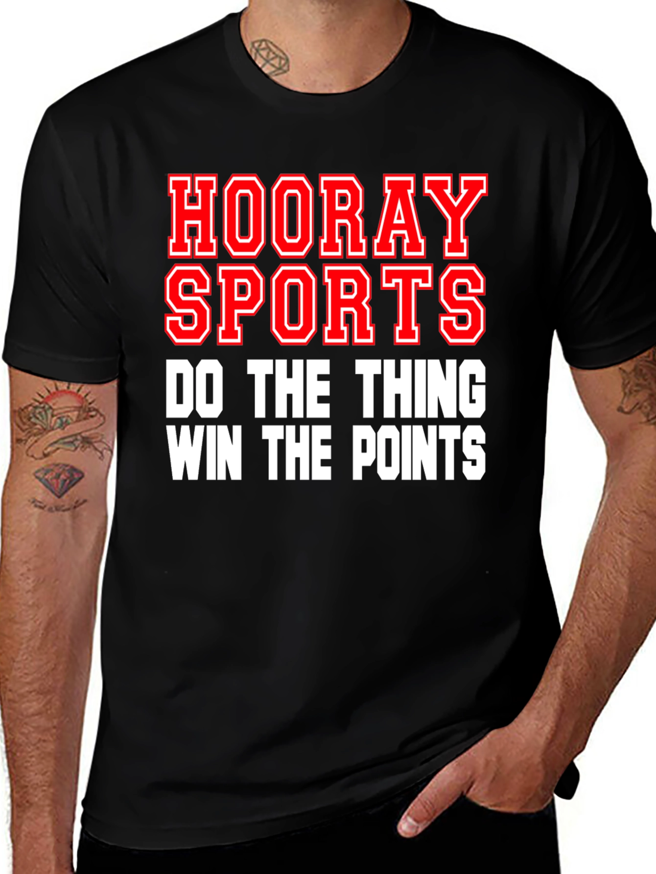 Hooray Sports Graphic T-Shirt