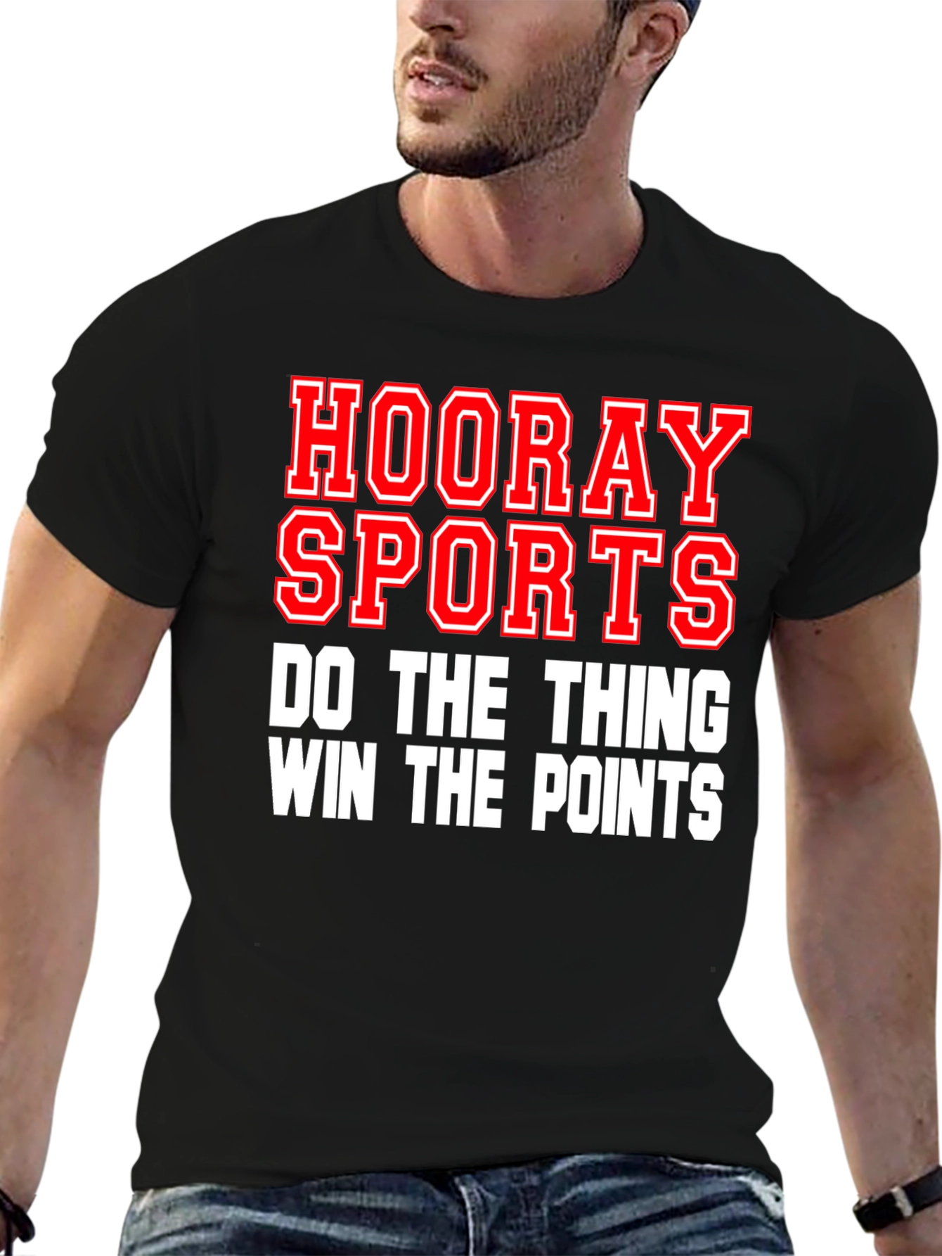 Hooray Sports Graphic T-Shirt