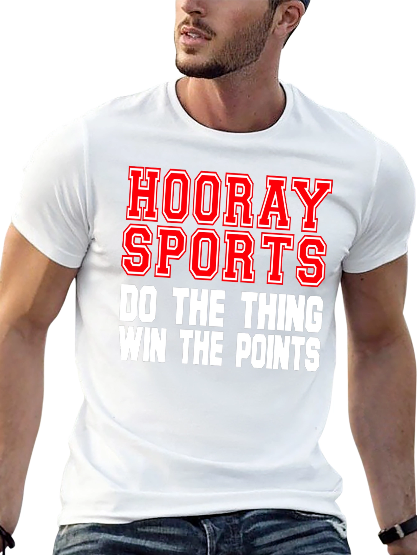 Hooray Sports Graphic T-Shirt