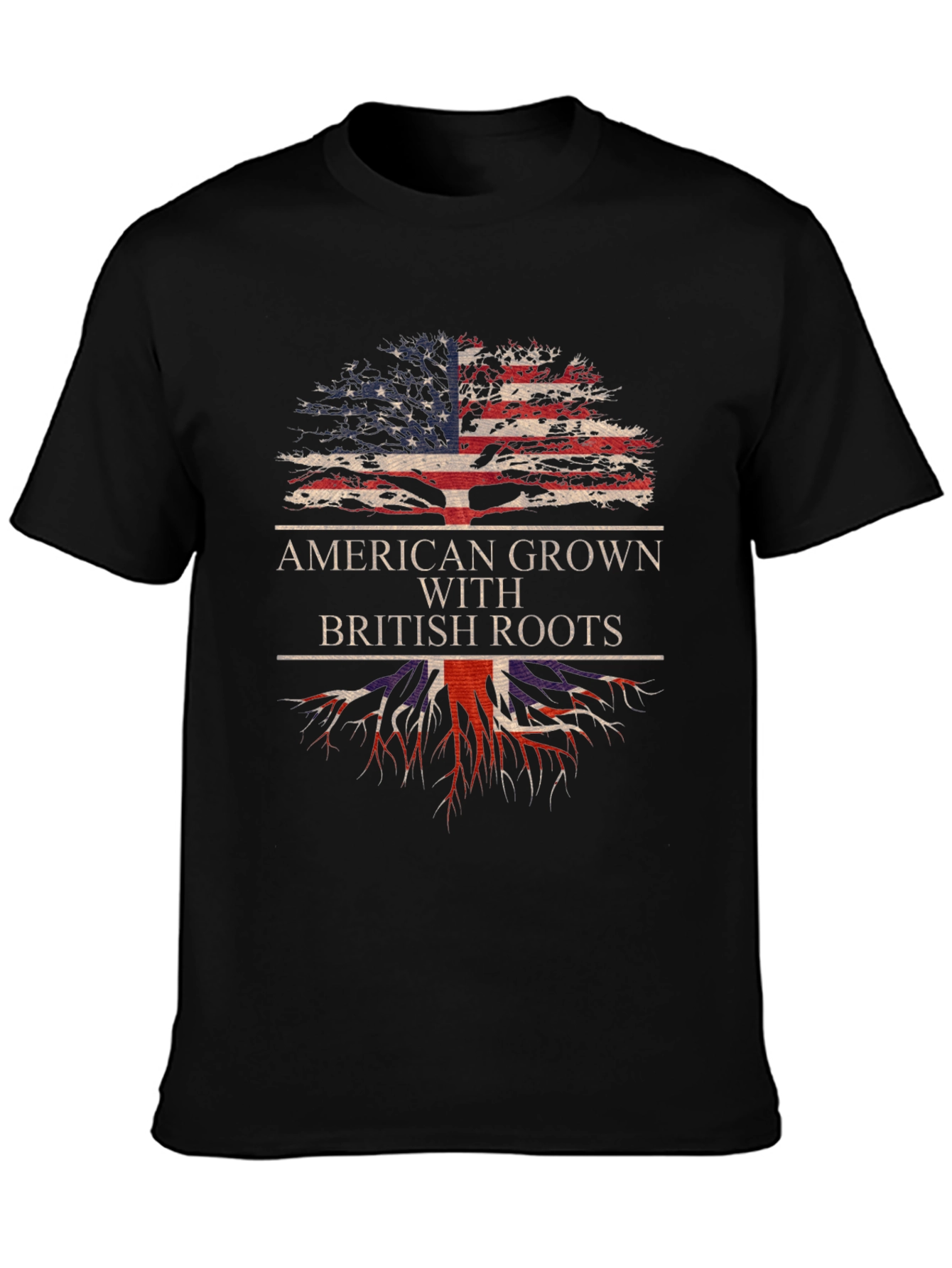 American Grown with British Roots T-Shirt