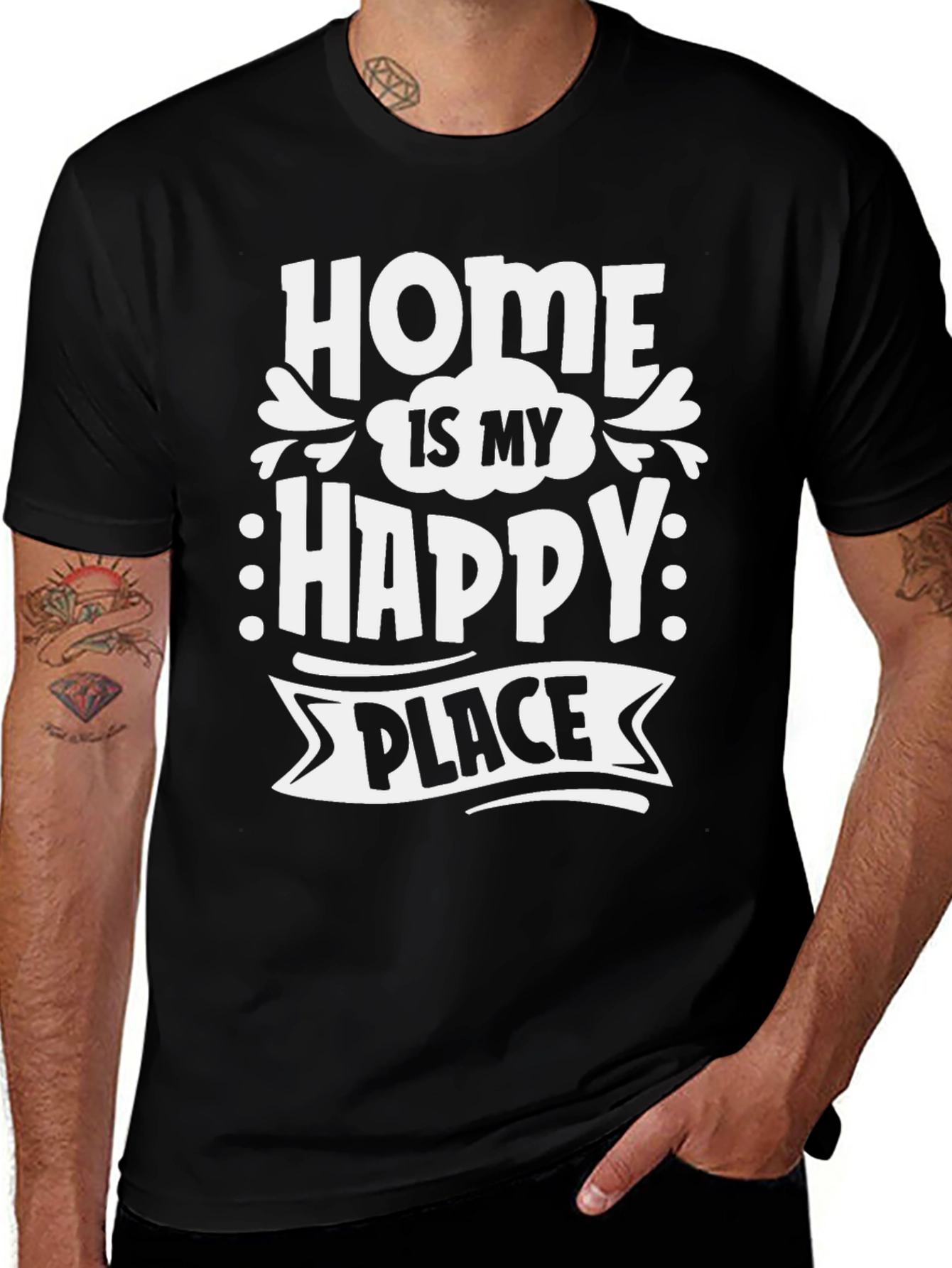 Home Is My Happy Place Graphic Tee