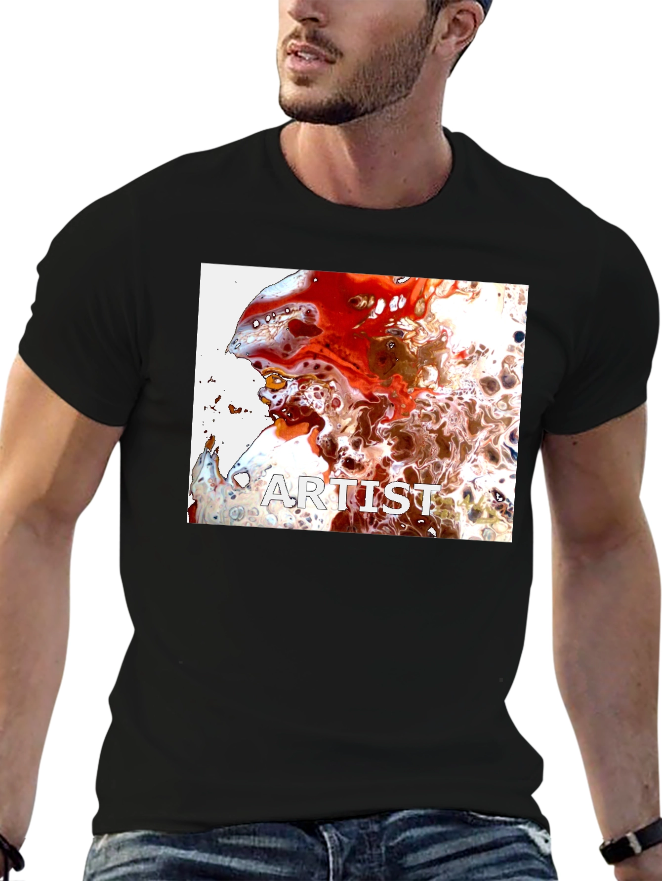 Abstract Art Artist T-Shirt - Unique Design
