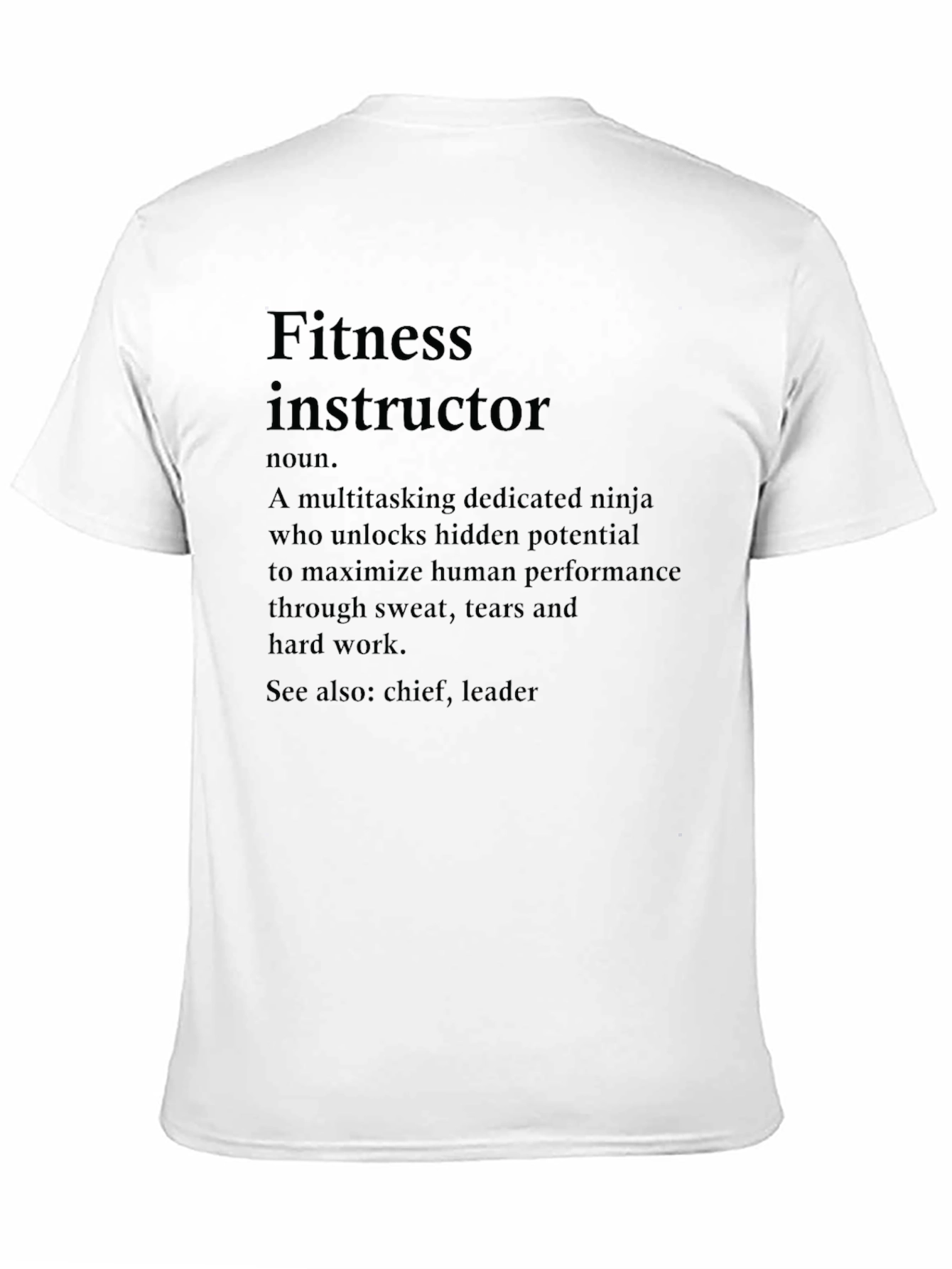 Fitness Instructor Definition T-Shirt