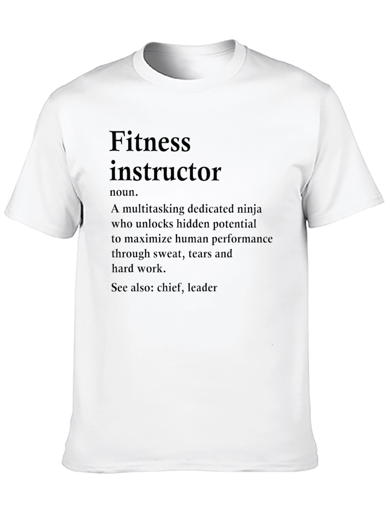 Fitness Instructor Definition T-Shirt