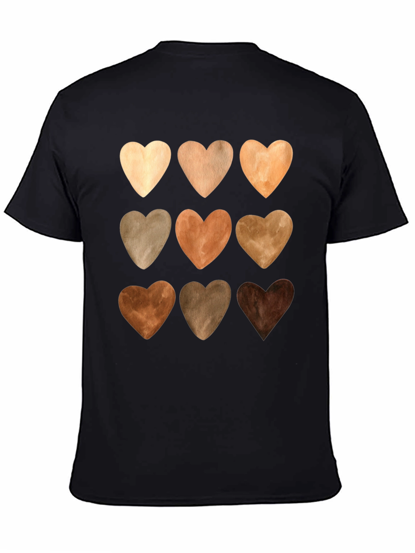 Diversity Love Tee - Nine Heart Tones Unity T-Shirt