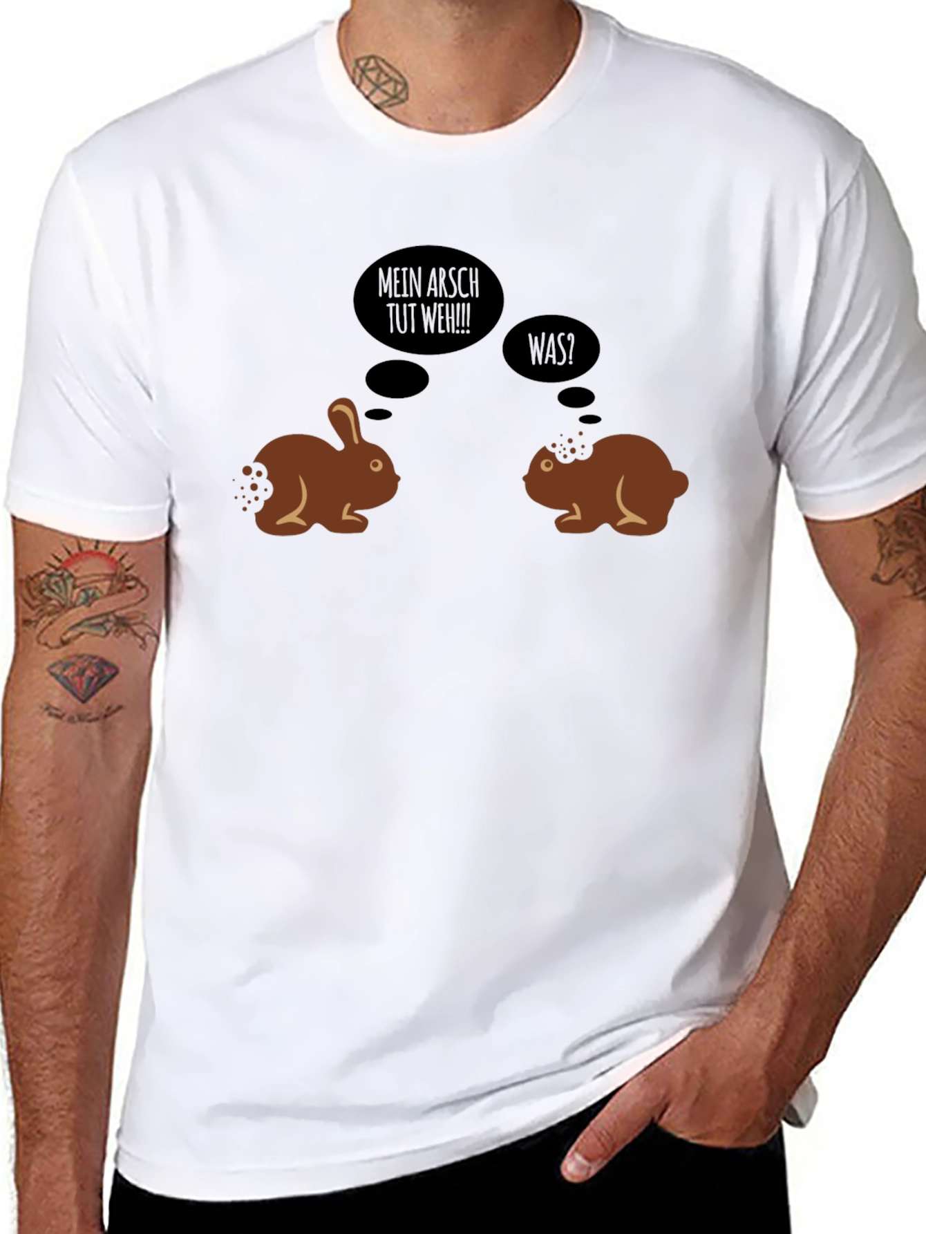 Funny Easter Bunny Pain T-Shirt