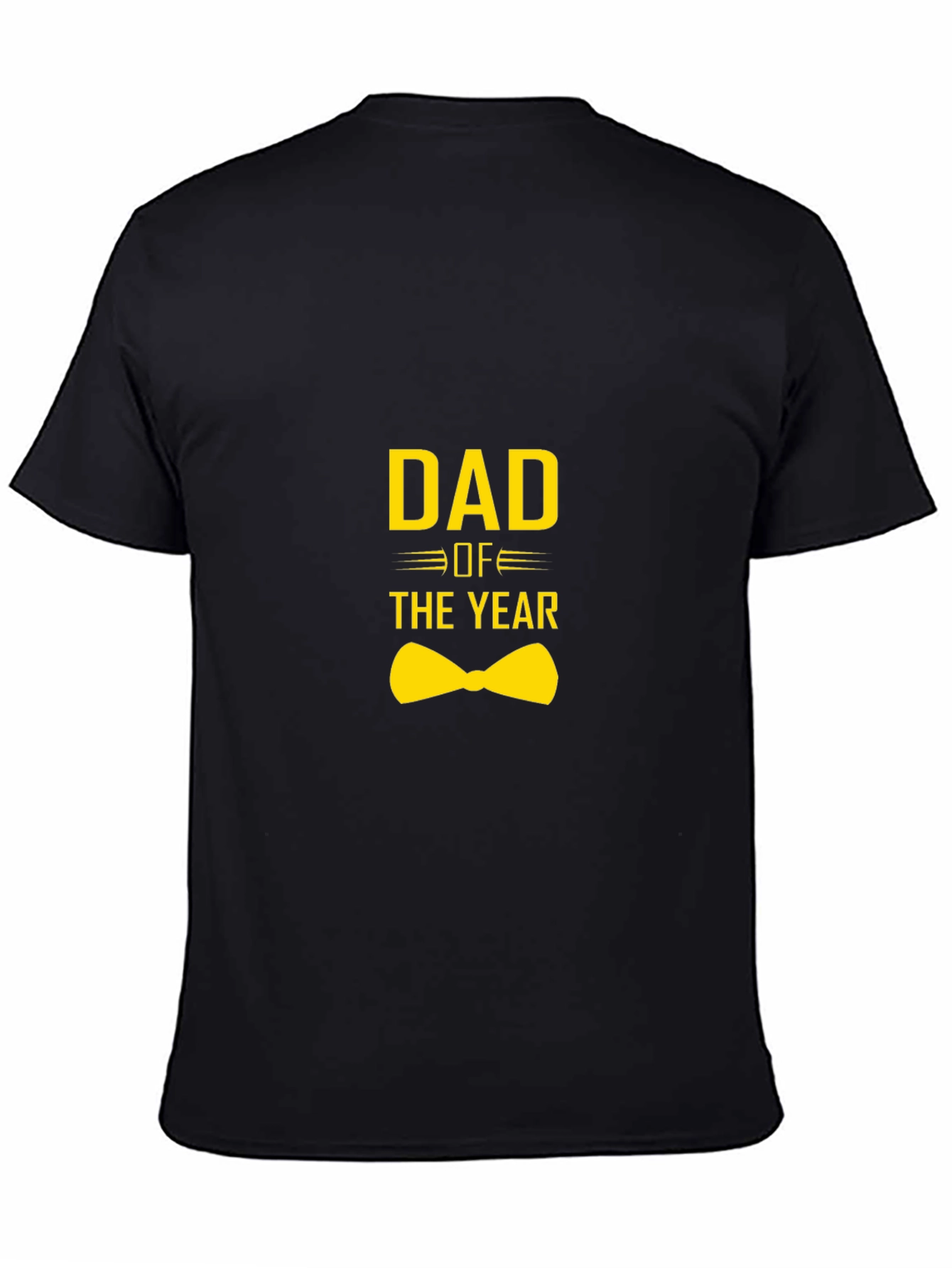 Dad of the Year T-Shirt - Black Graphic Tee