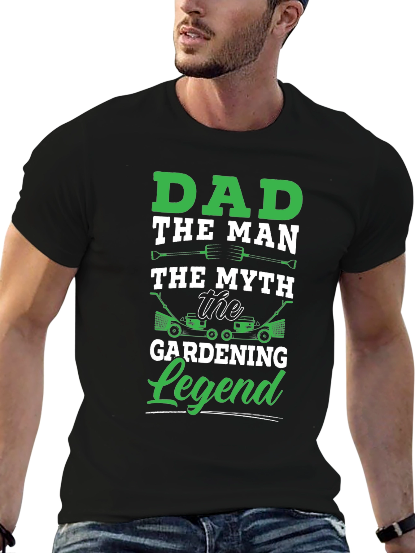 Dad Gardening Legend Graphic T-Shirt