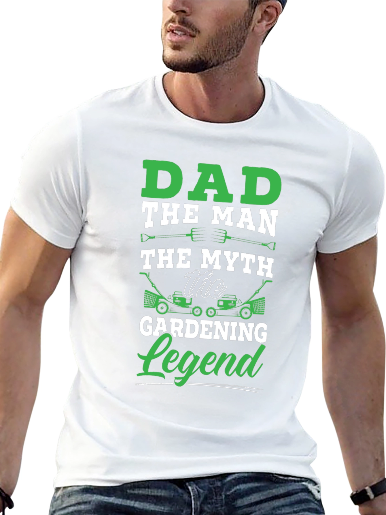 Dad Gardening Legend Graphic T-Shirt