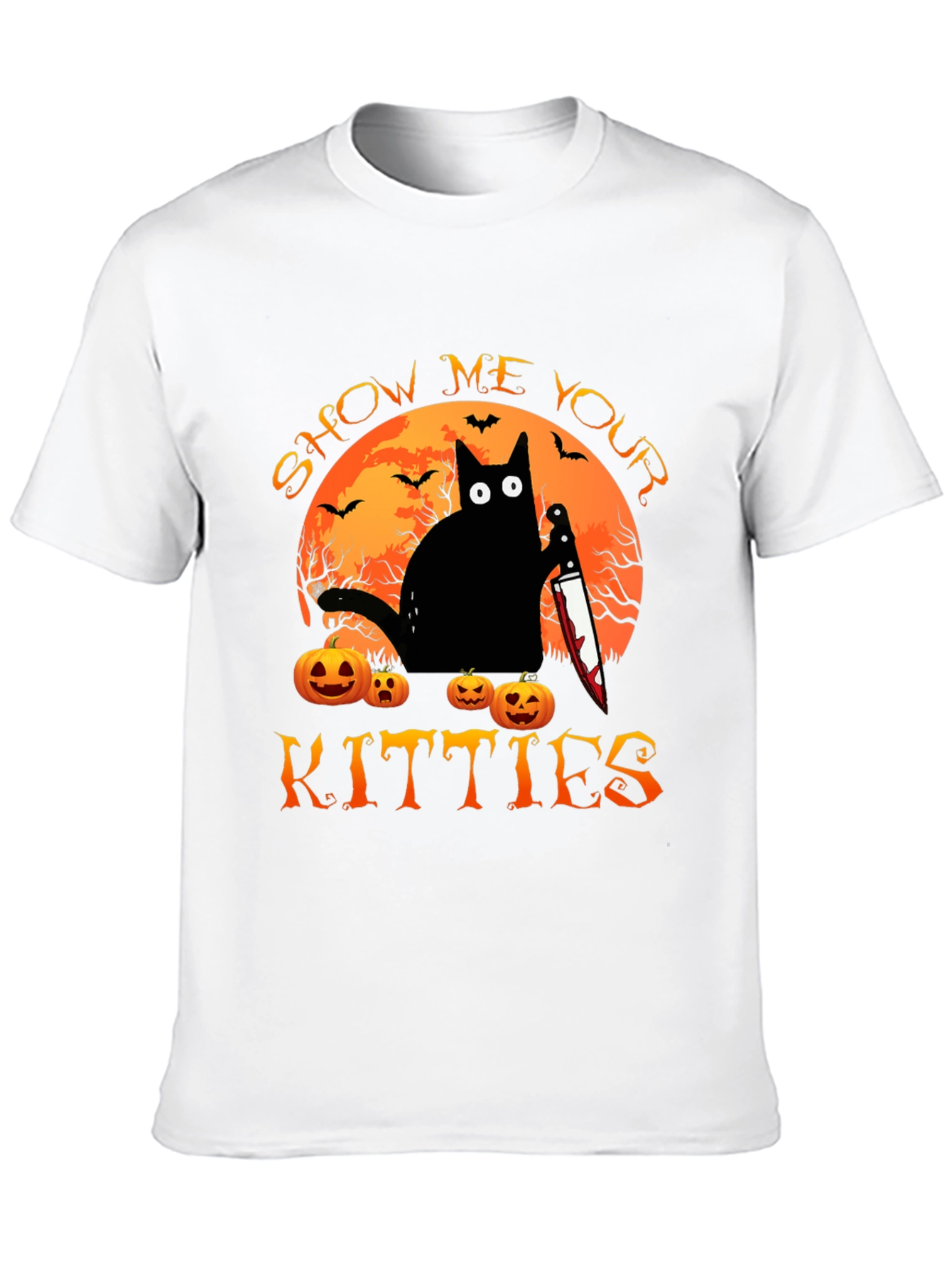 Show Me Your Kitties Halloween T-Shirt