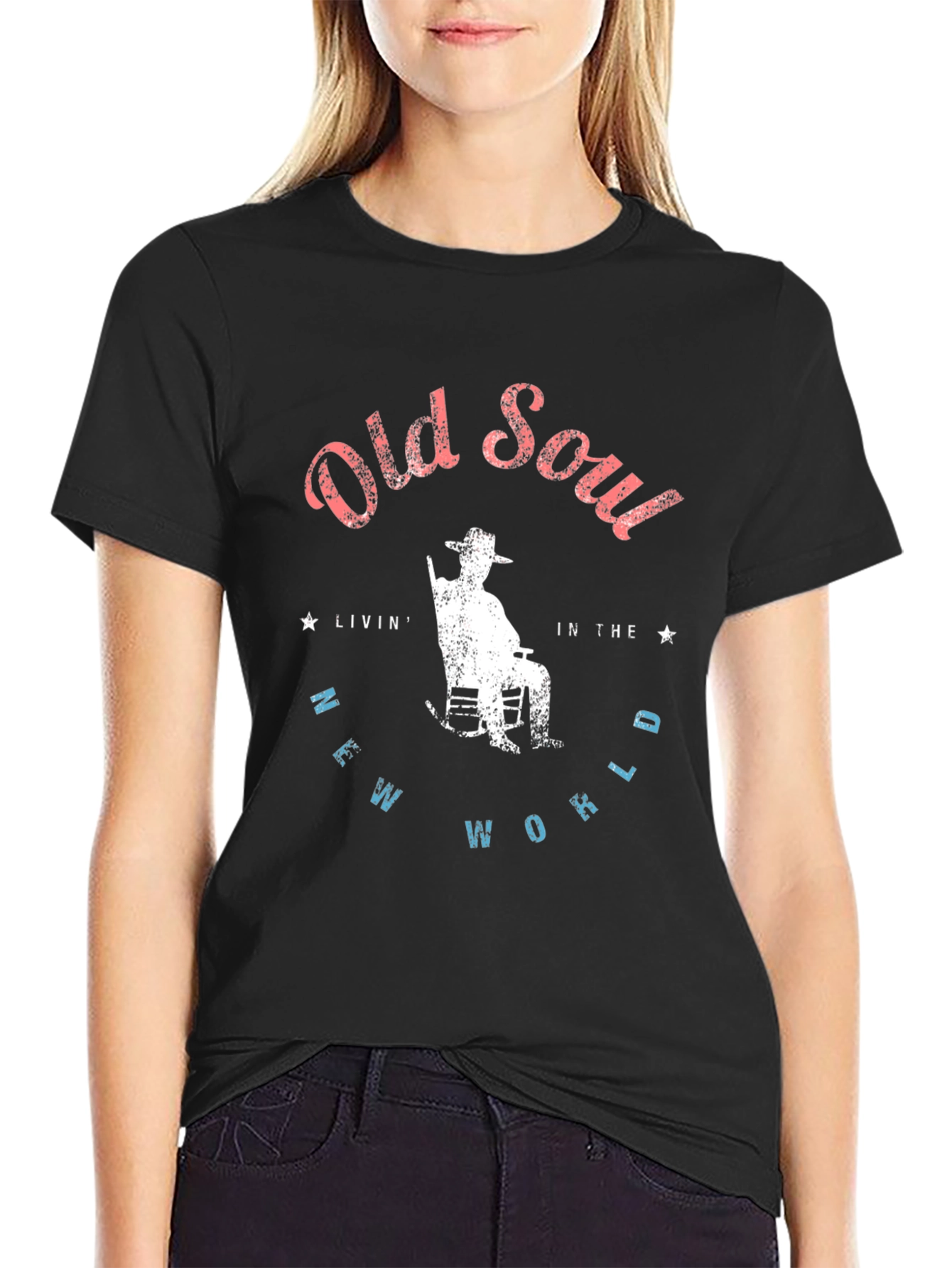 Old Soul Tee - Rocking Chair Graphic T-Shirt