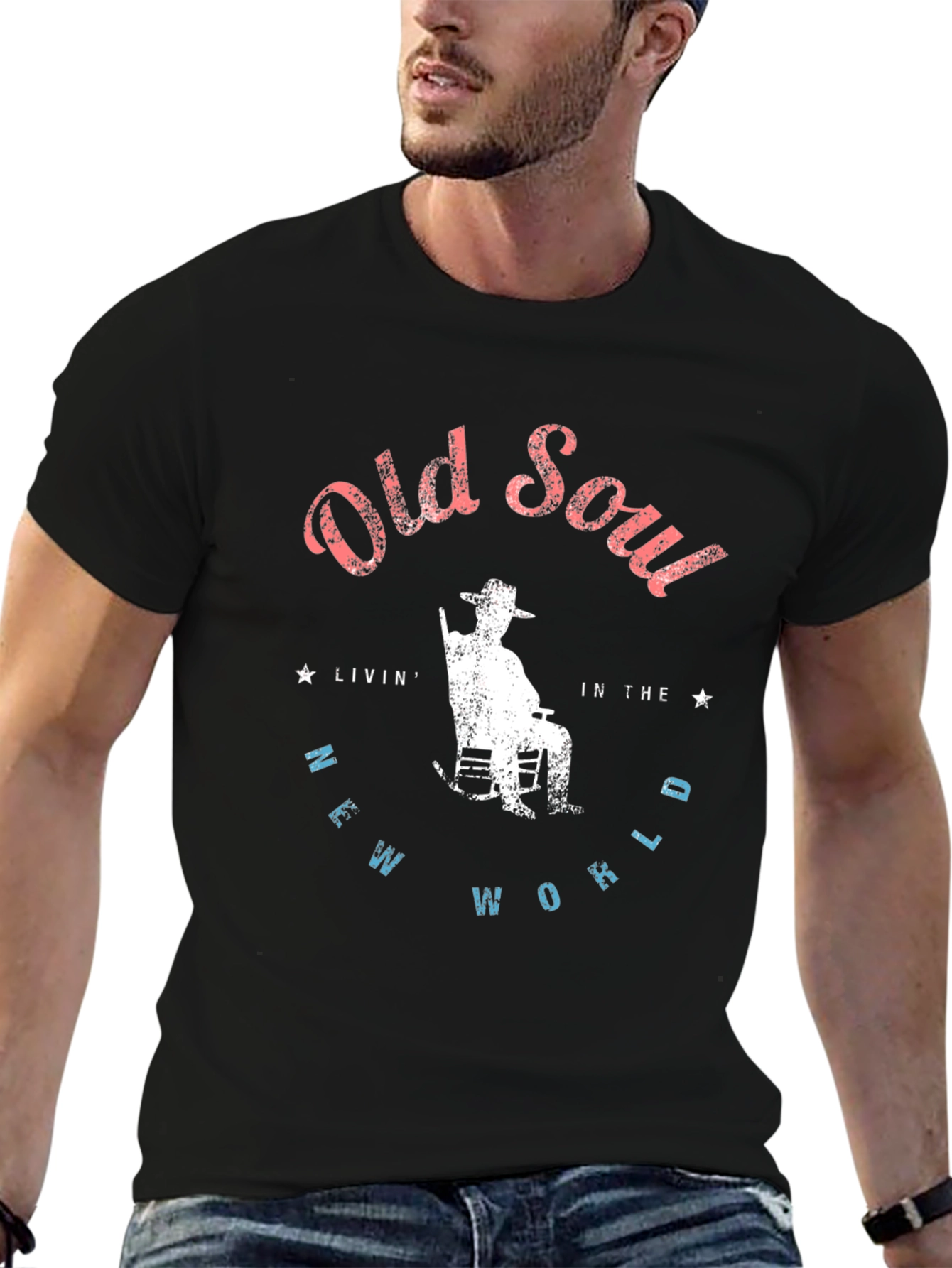 Old Soul Tee - Rocking Chair Graphic T-Shirt
