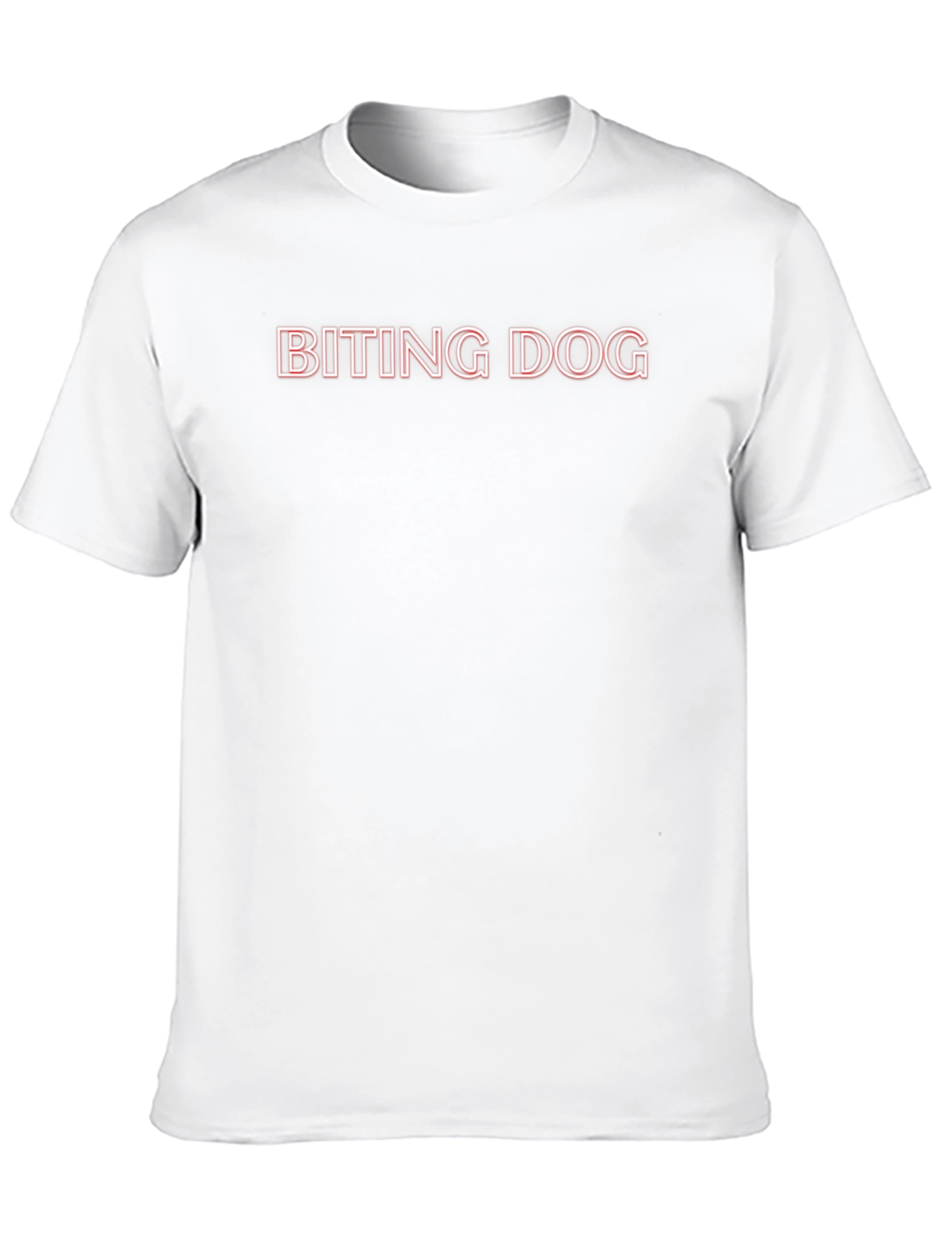 Biting Dog Graphic Tee - Bold Statement Shirt