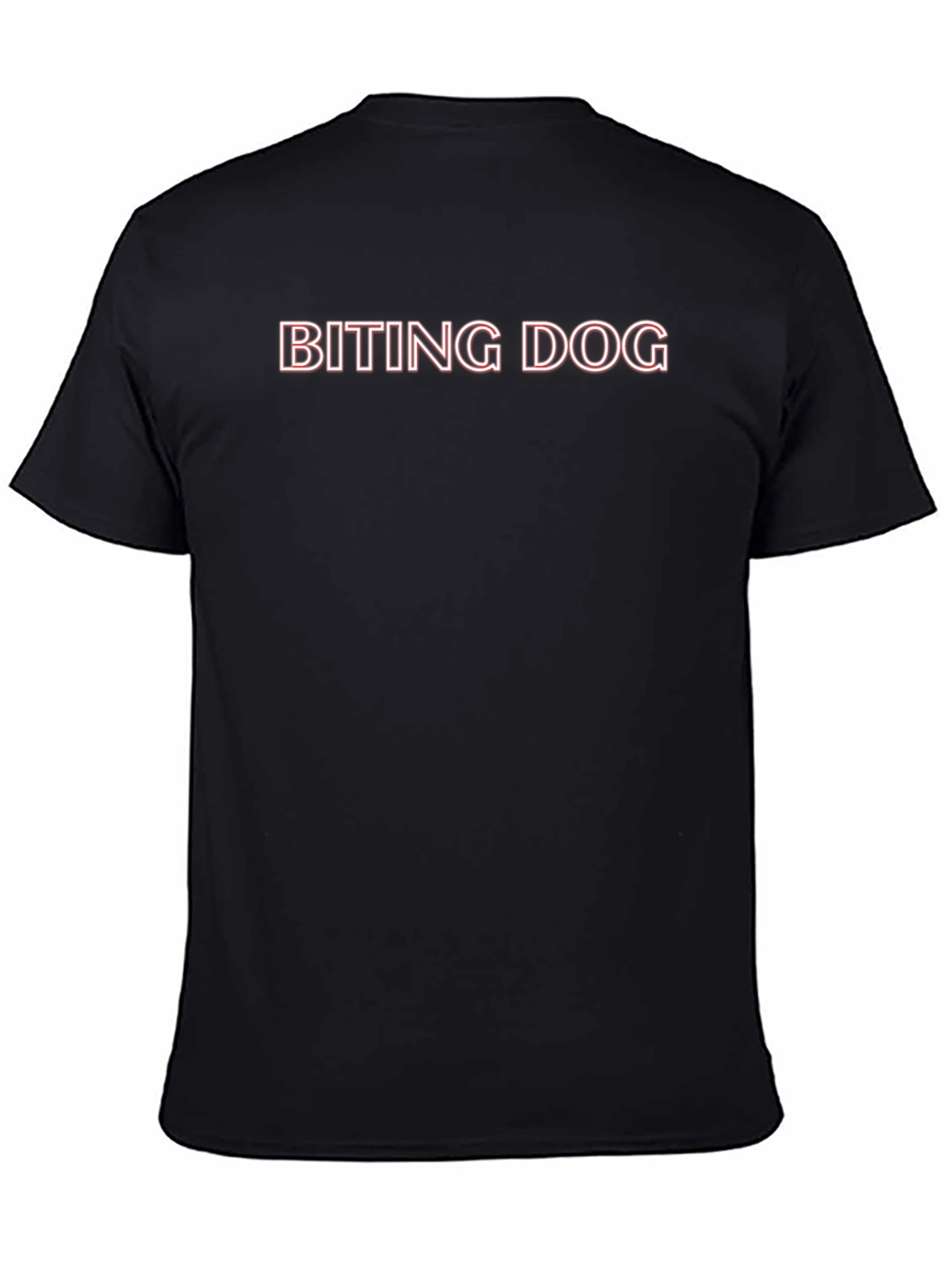 Biting Dog Graphic Tee - Bold Statement Shirt