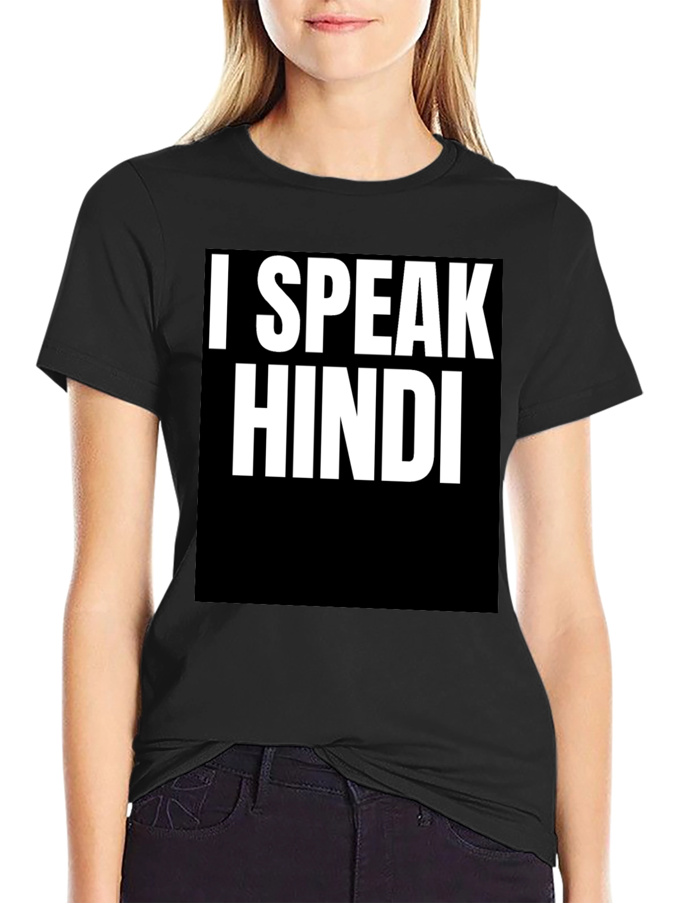 I Speak Hindi T-Shirt - Bold Statement Tee