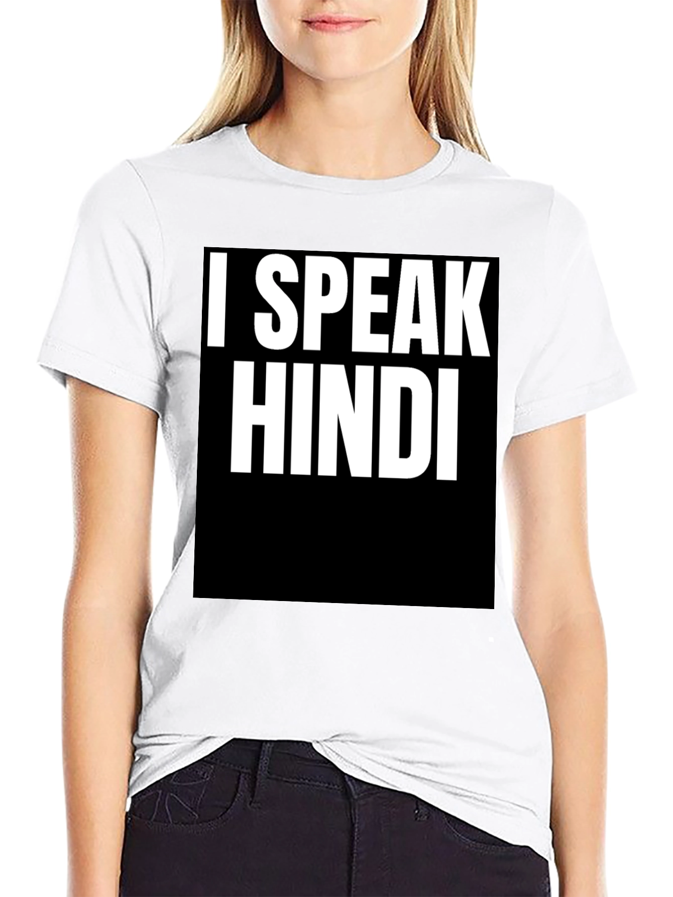 I Speak Hindi T-Shirt - Bold Statement Tee