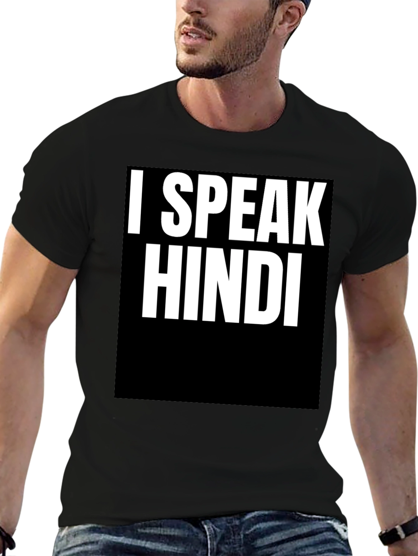 I Speak Hindi T-Shirt - Bold Statement Tee