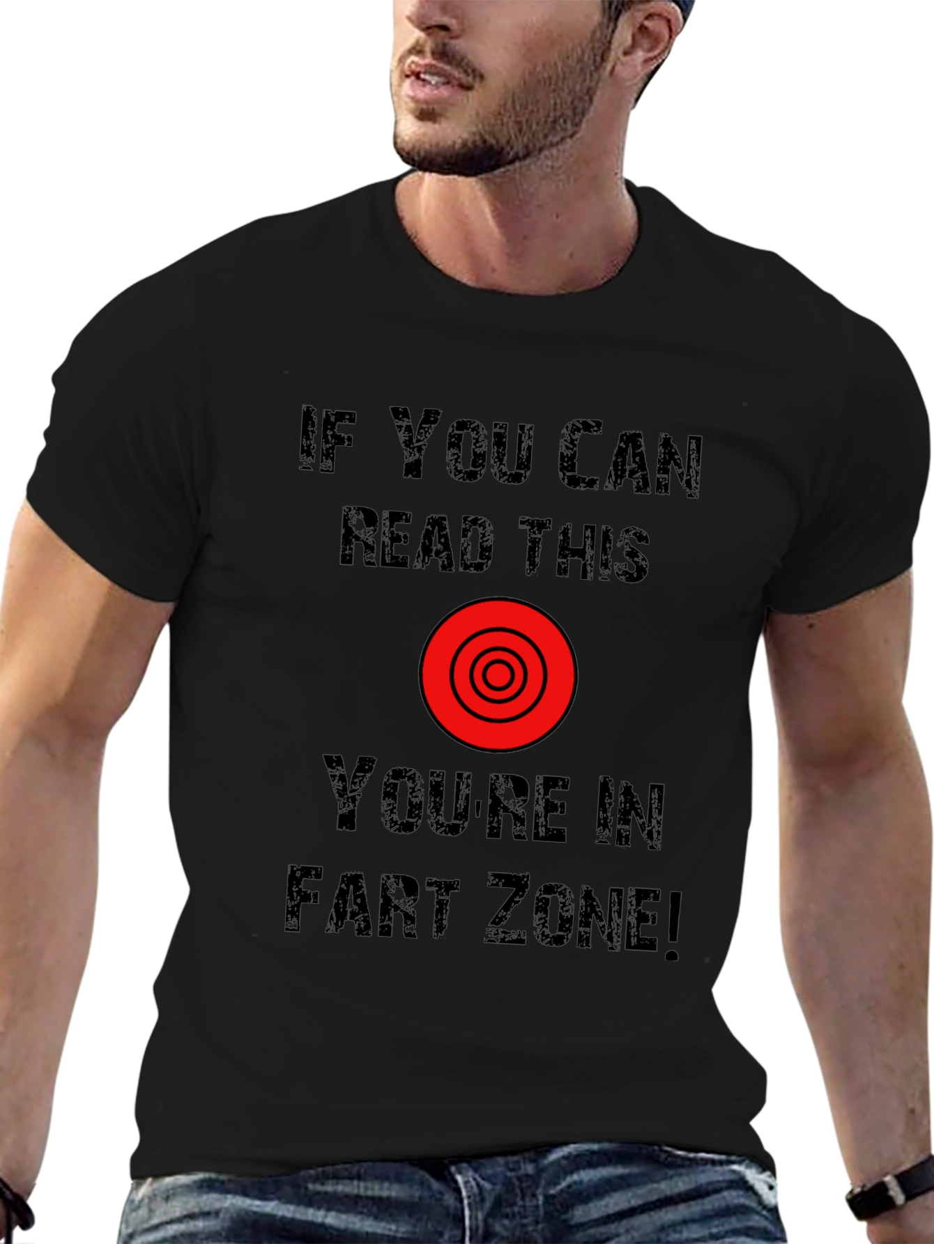 Funny Fart Zone T-Shirt - Novelty Gag Gift Tee