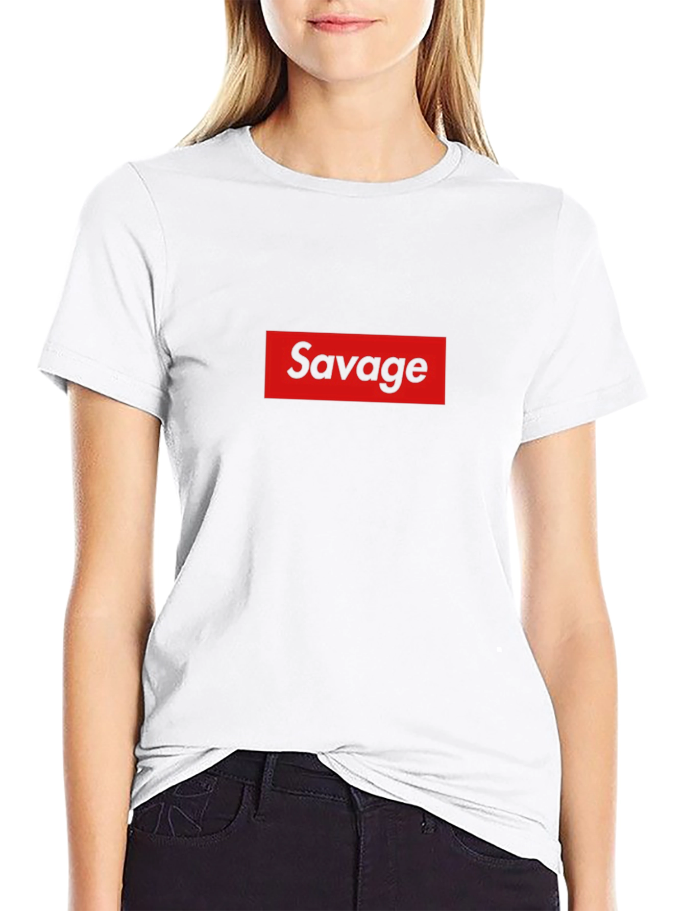 Savage Graphic Print Tee - Bold Streetwear