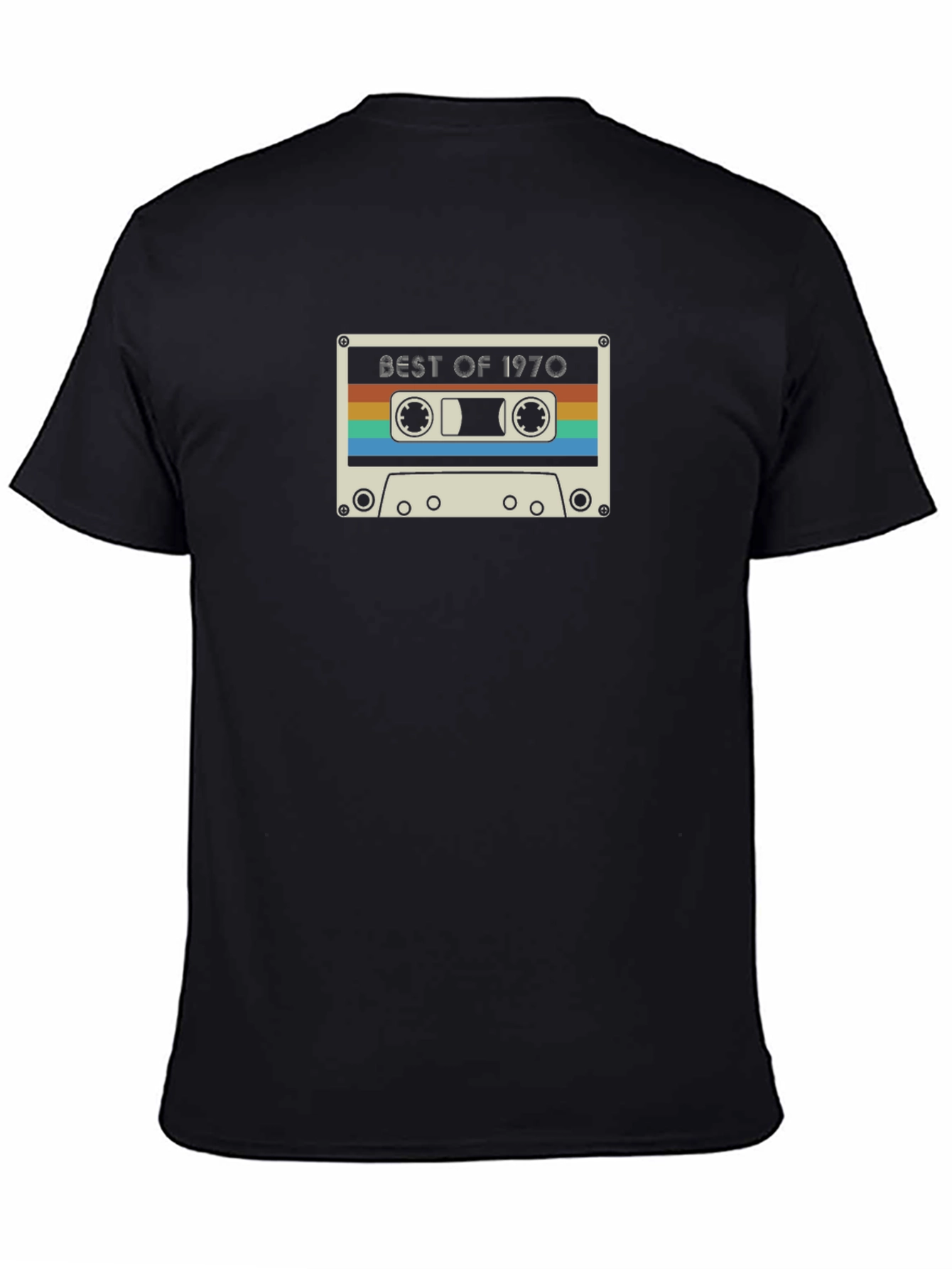 Retro Best of 1970 Cassette Tape Graphic Tee