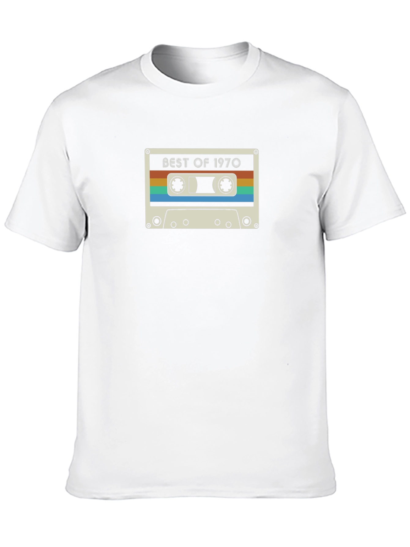 Retro Best of 1970 Cassette Tape Graphic Tee