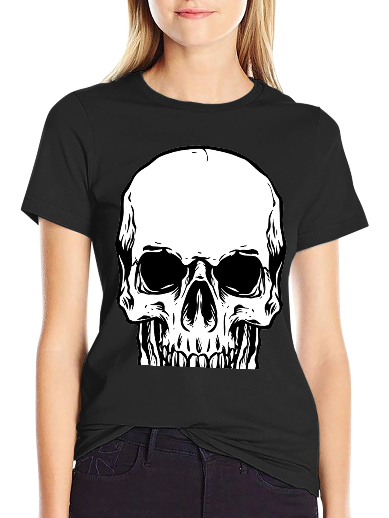Skull Graphic T-Shirt - Bold & Edgy Design