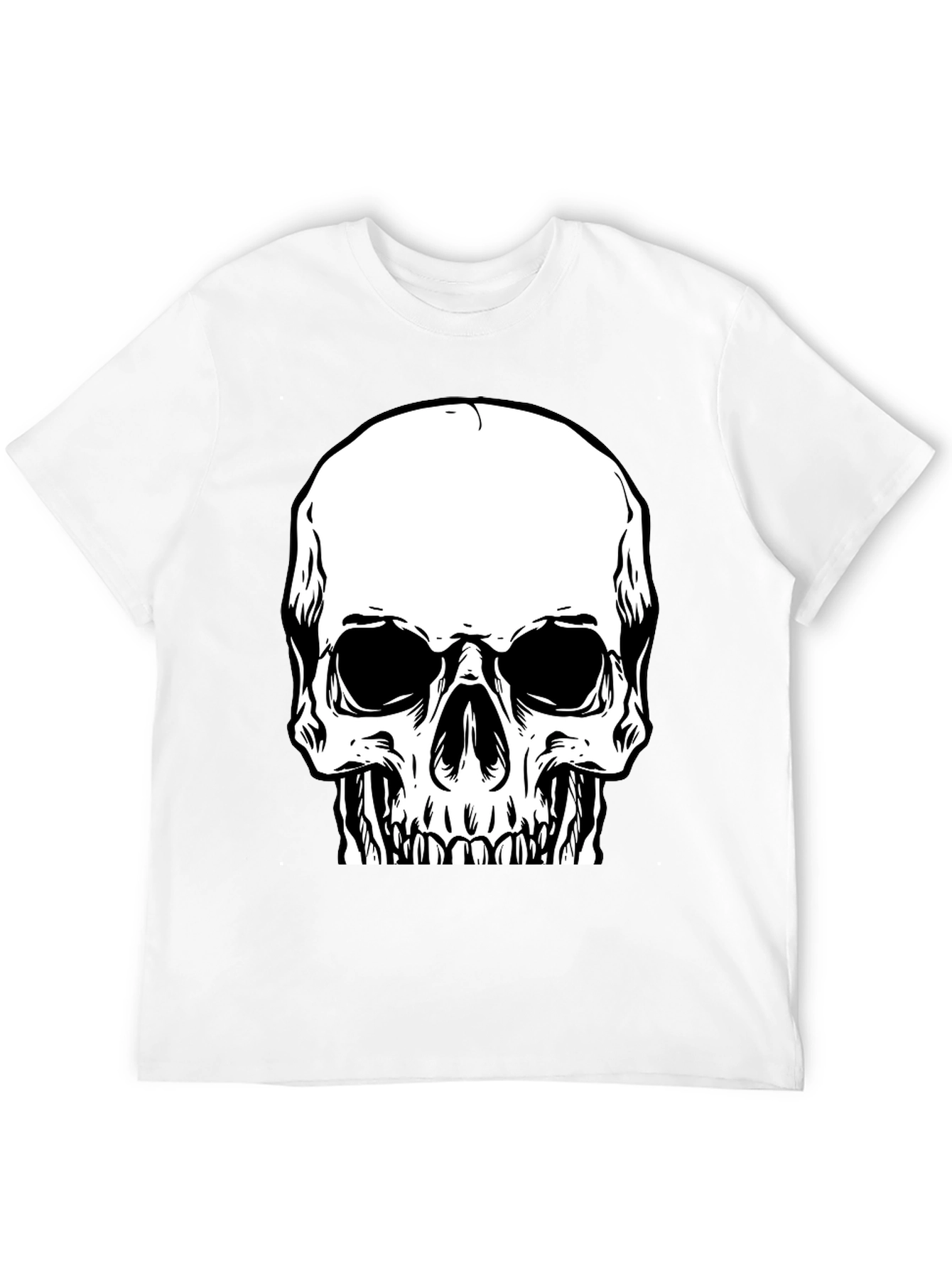 Skull Graphic T-Shirt - Bold & Edgy Design