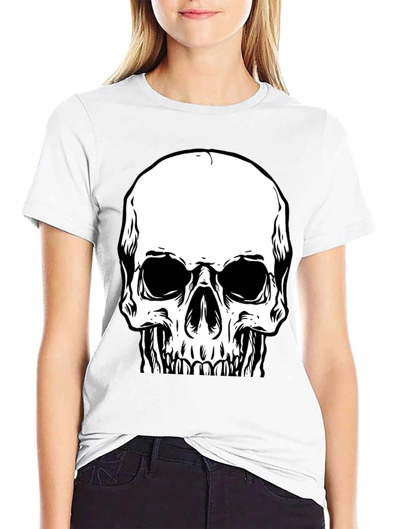 Skull Graphic T-Shirt - Bold & Edgy Design