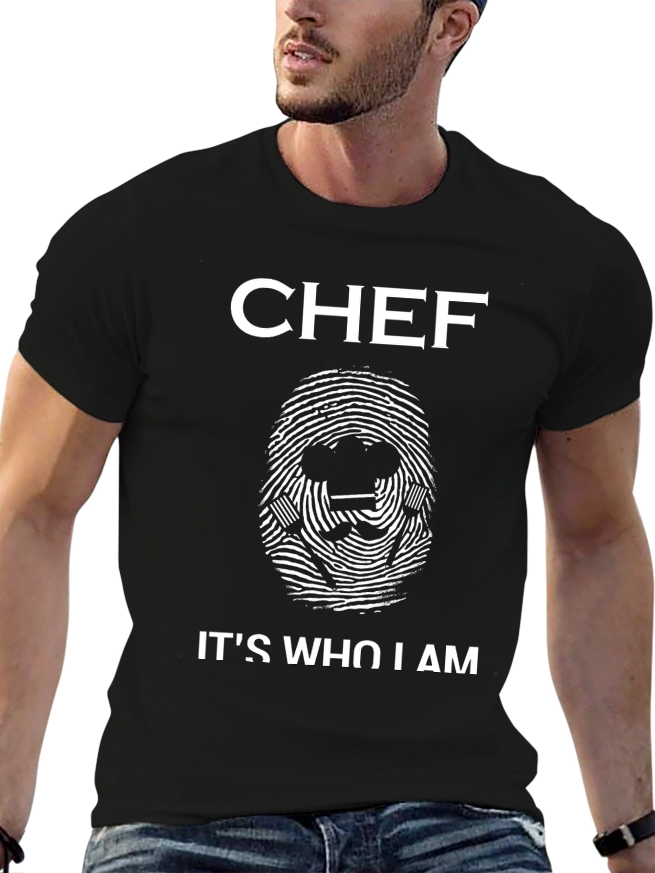 Chef Fingerprint T-Shirt - Its Who I Am