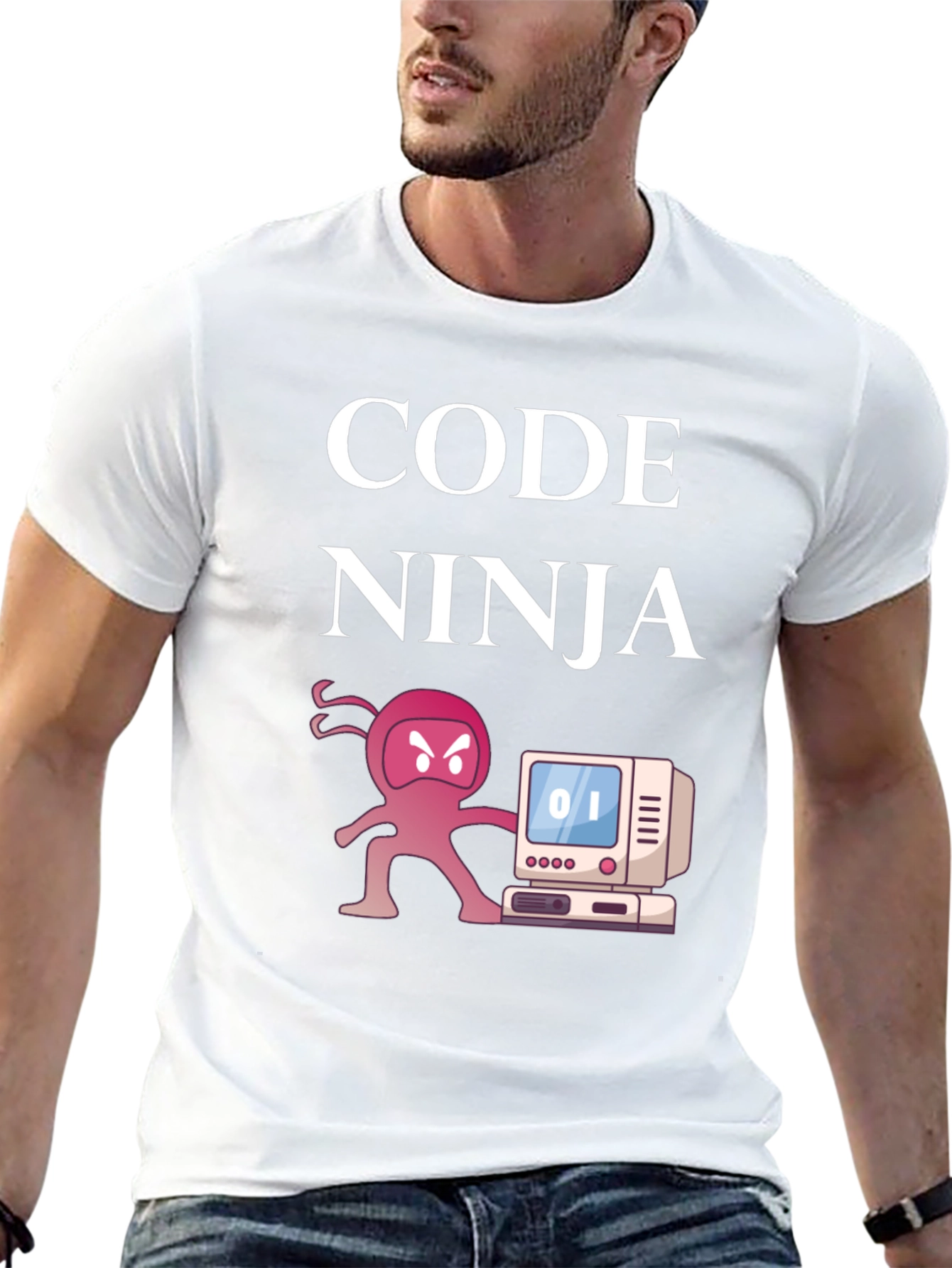 Code Ninja Graphic T-Shirt - Programmer Gift
