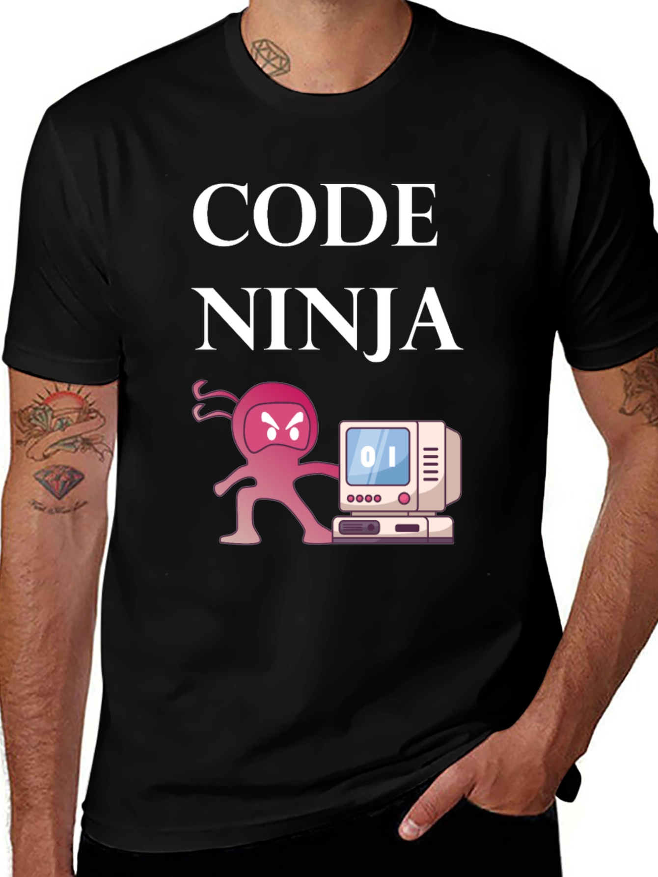 Code Ninja Graphic T-Shirt - Programmer Gift