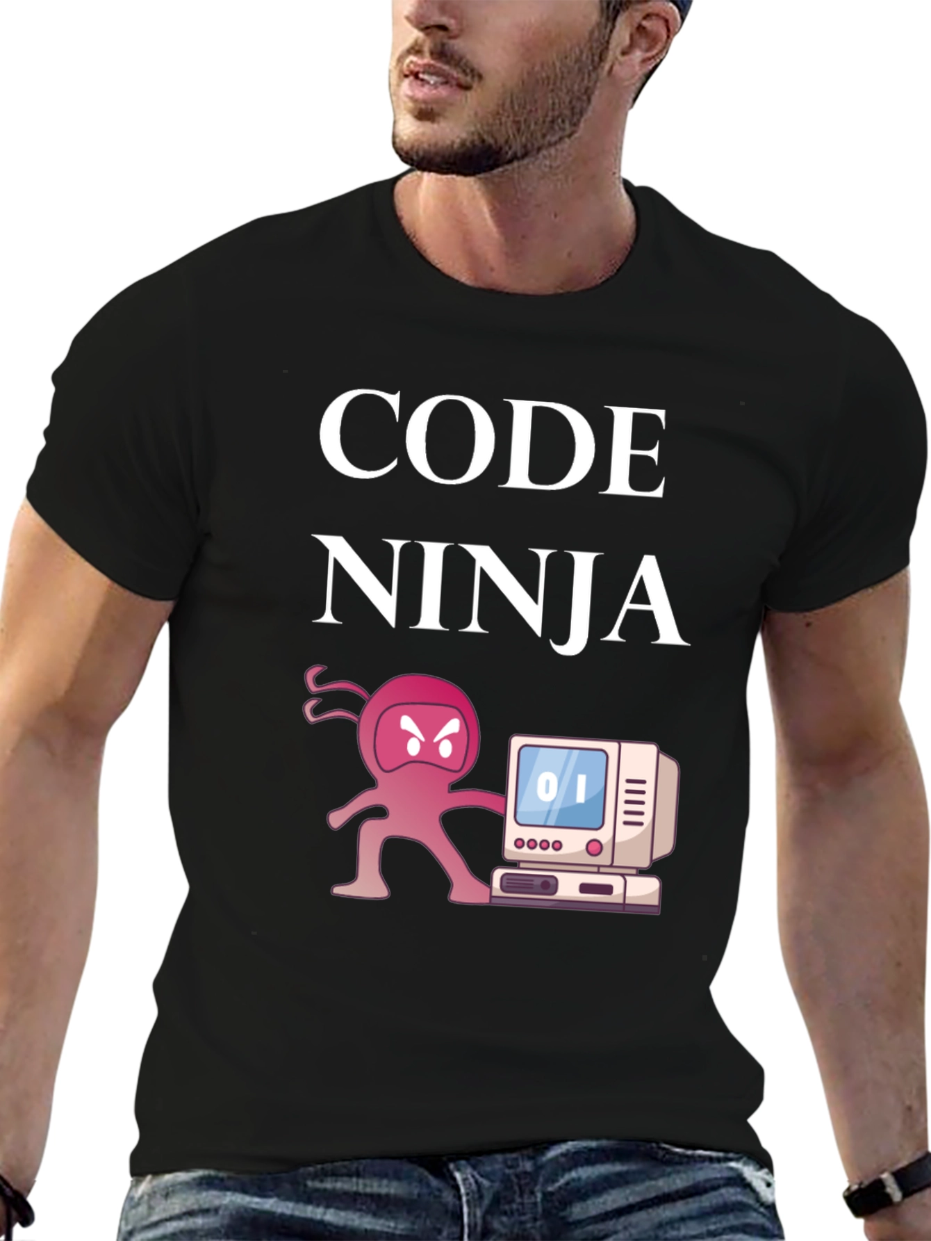 Code Ninja Graphic T-Shirt - Programmer Gift