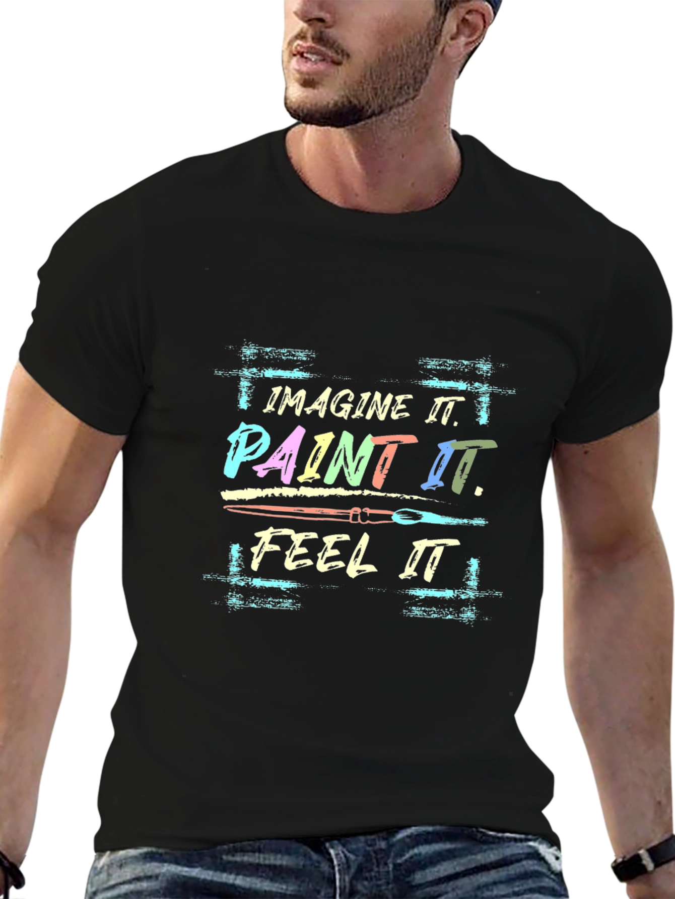 Imagine Paint Feel Graphic Tee