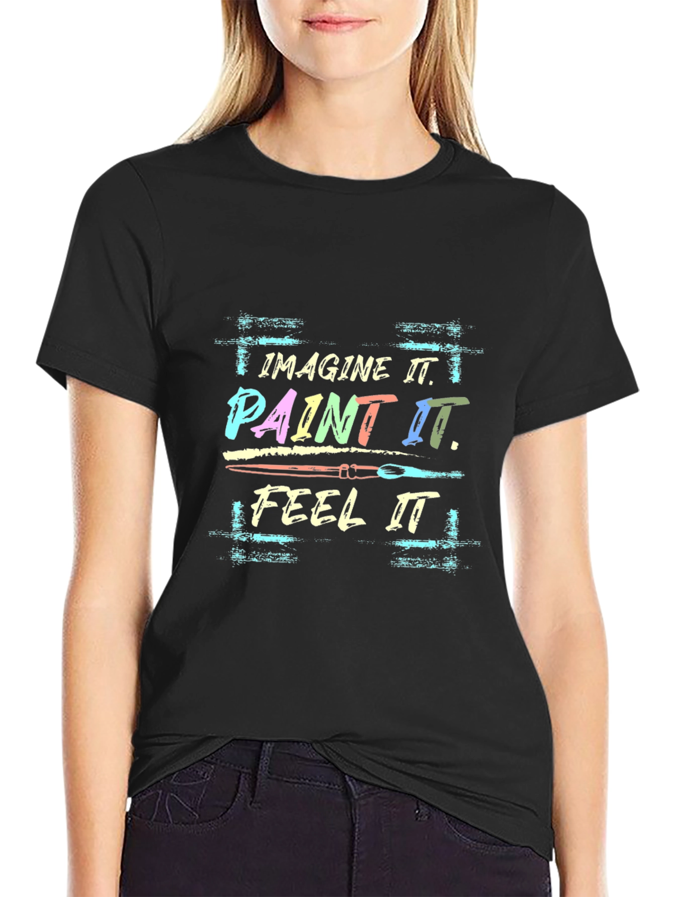 Imagine Paint Feel Graphic Tee
