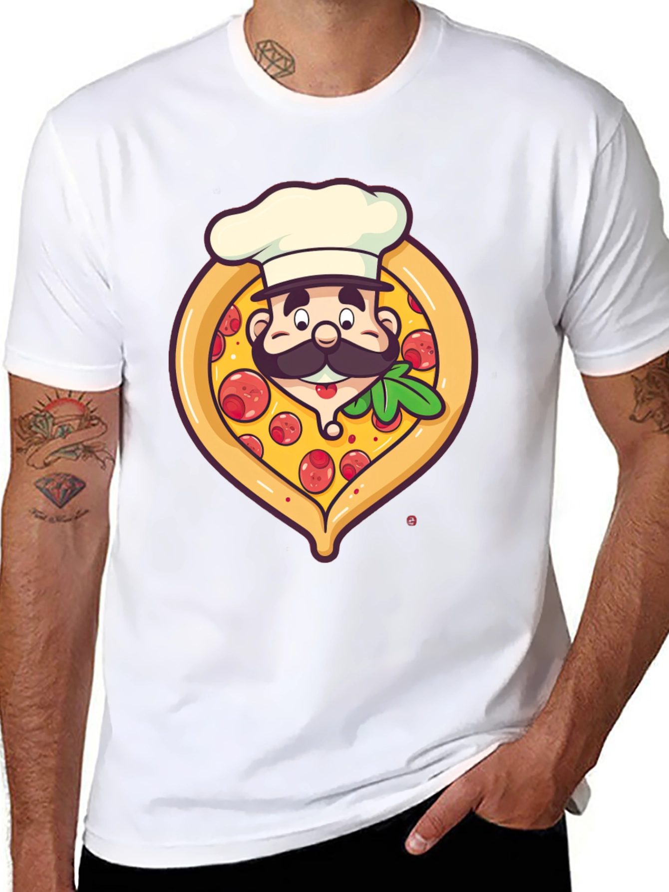 Pizza Chef Graphic T-Shirt - Unique Design
