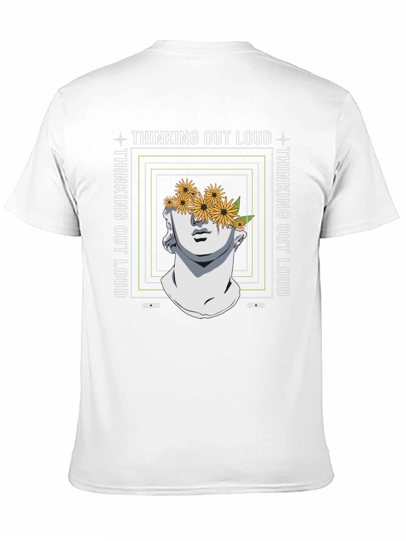 Thinking Out Loud Statue Graphic Tee