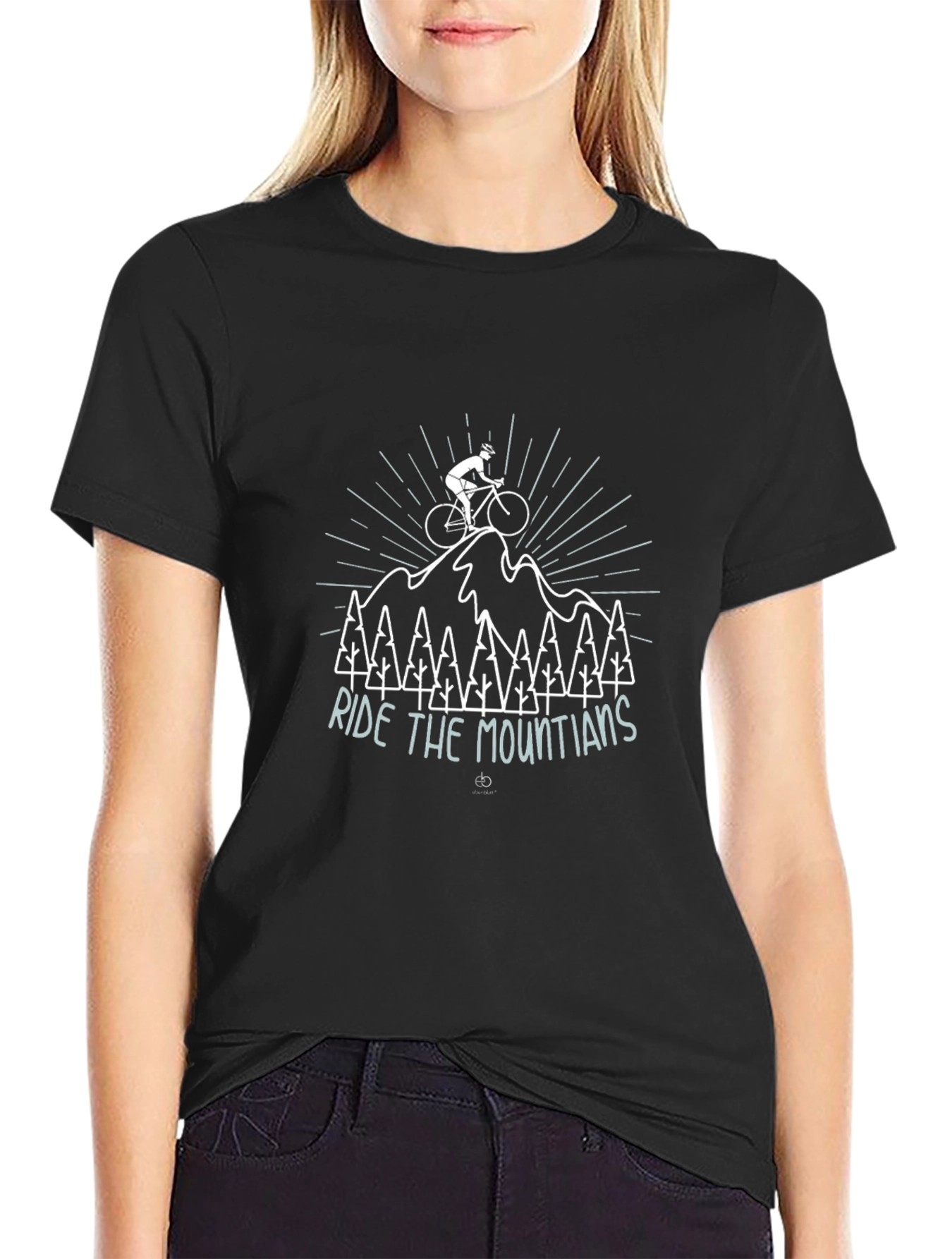 Ride the Mountains Black T-Shirt