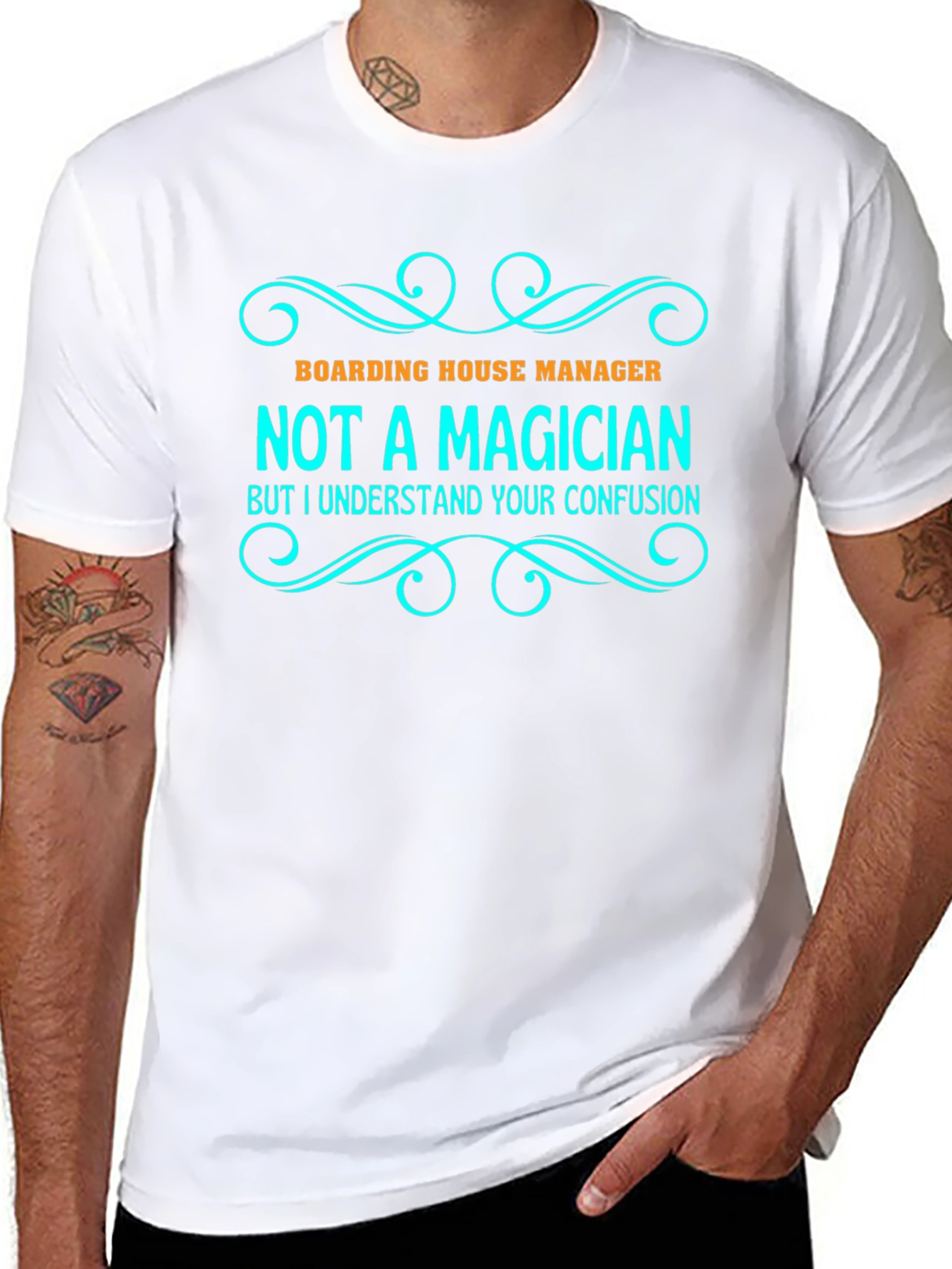 Boarding House Manager T-Shirt: Not a Magician Tee