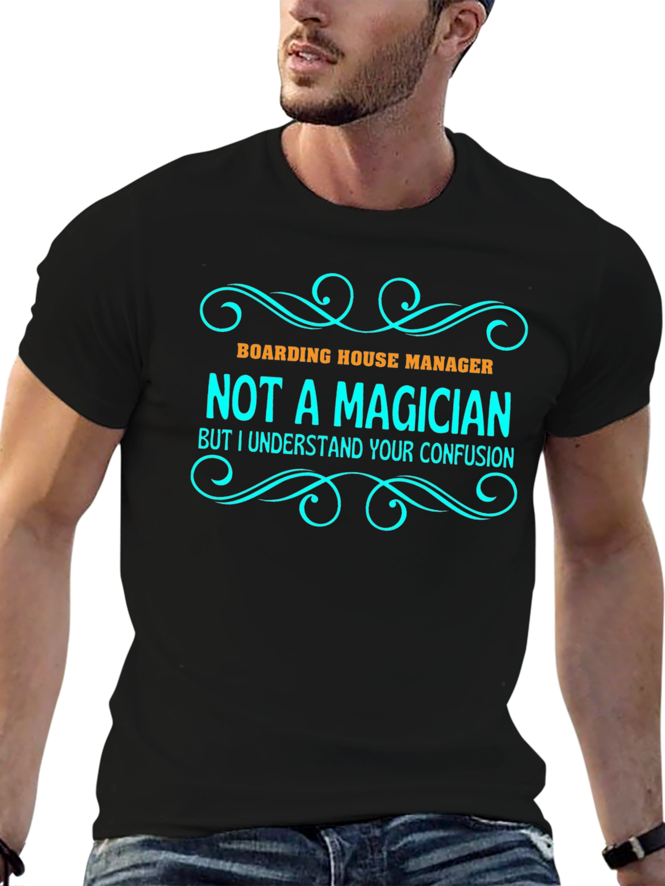 Boarding House Manager T-Shirt: Not a Magician Tee