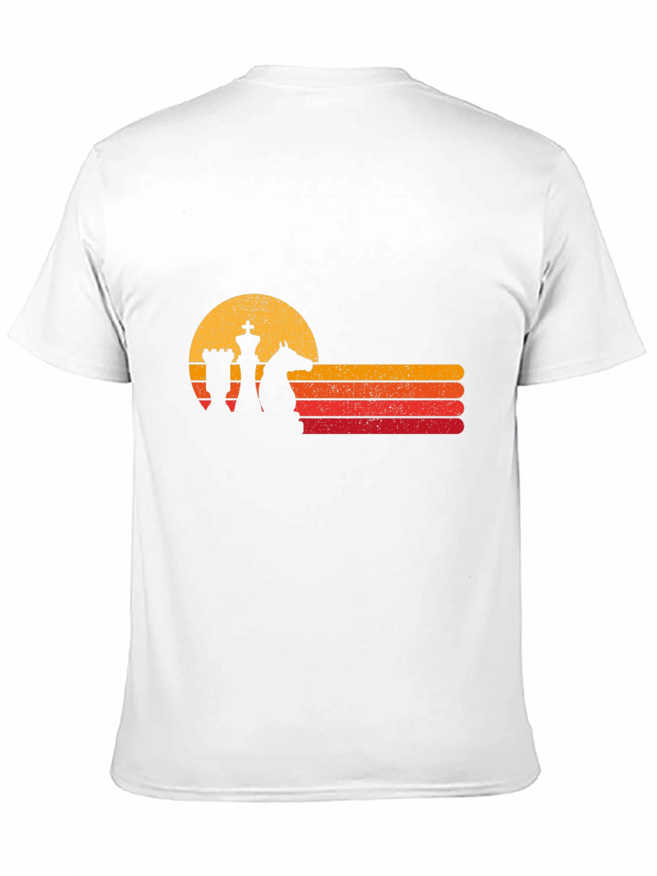 Retro Chess Sunset Graphic Tee
