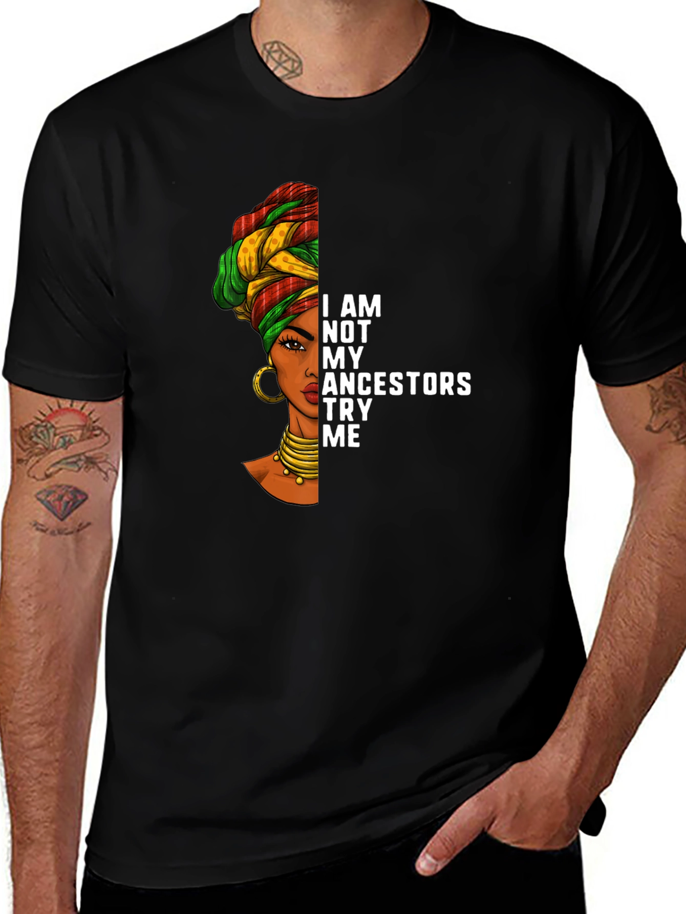 Ancestors T-Shirt - Black Pride