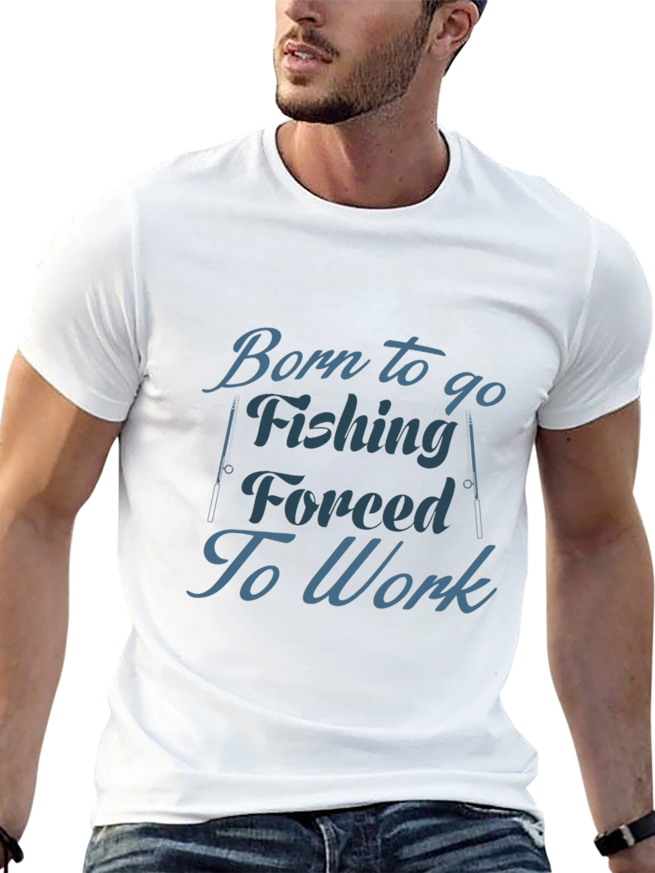 Born To Fish T-Shirt - Fishing Lover Gift