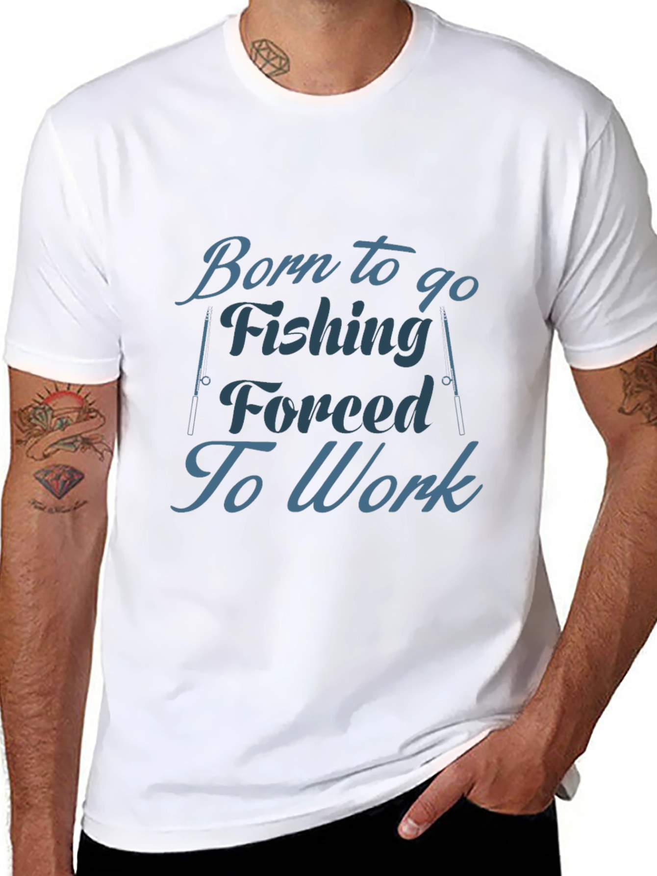 Born To Fish T-Shirt - Fishing Lover Gift