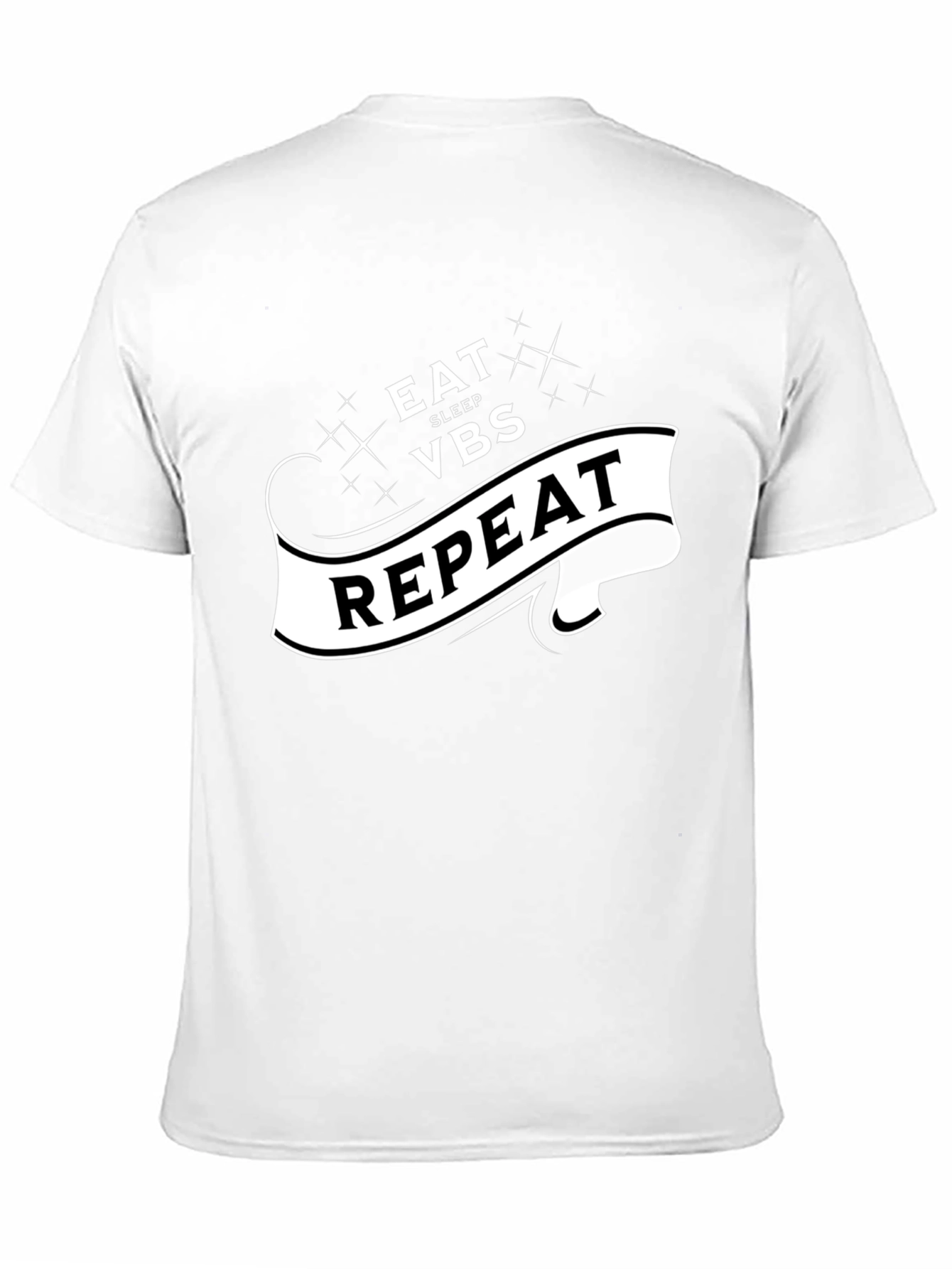 Eat Sleep VBS Repeat Black T-Shirt