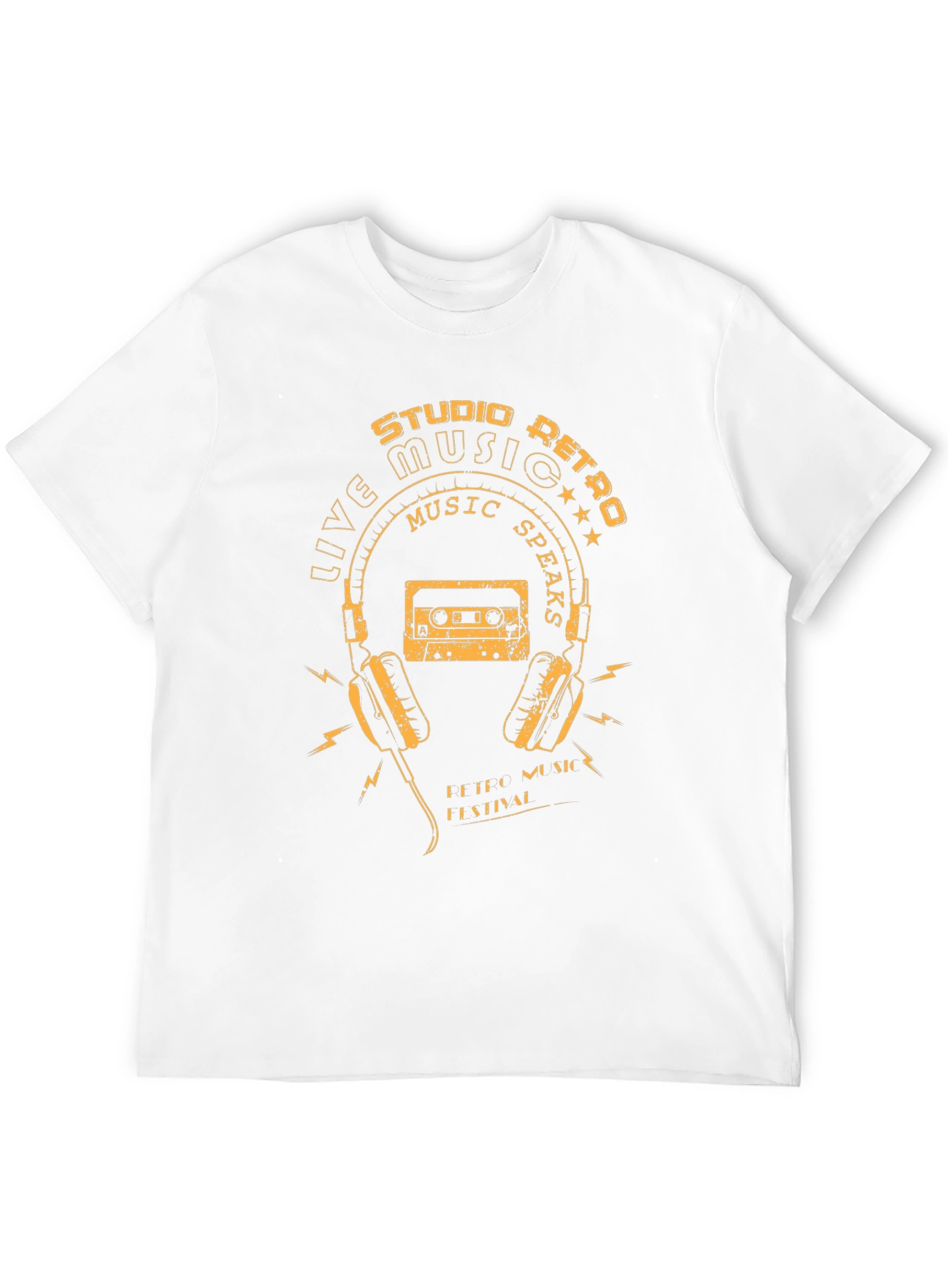 Retro Music T-Shirt - Studio Live Festival Style Tee