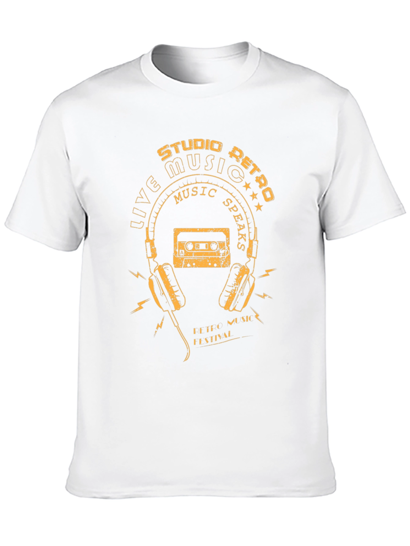 Retro Music T-Shirt - Studio Live Festival Style Tee