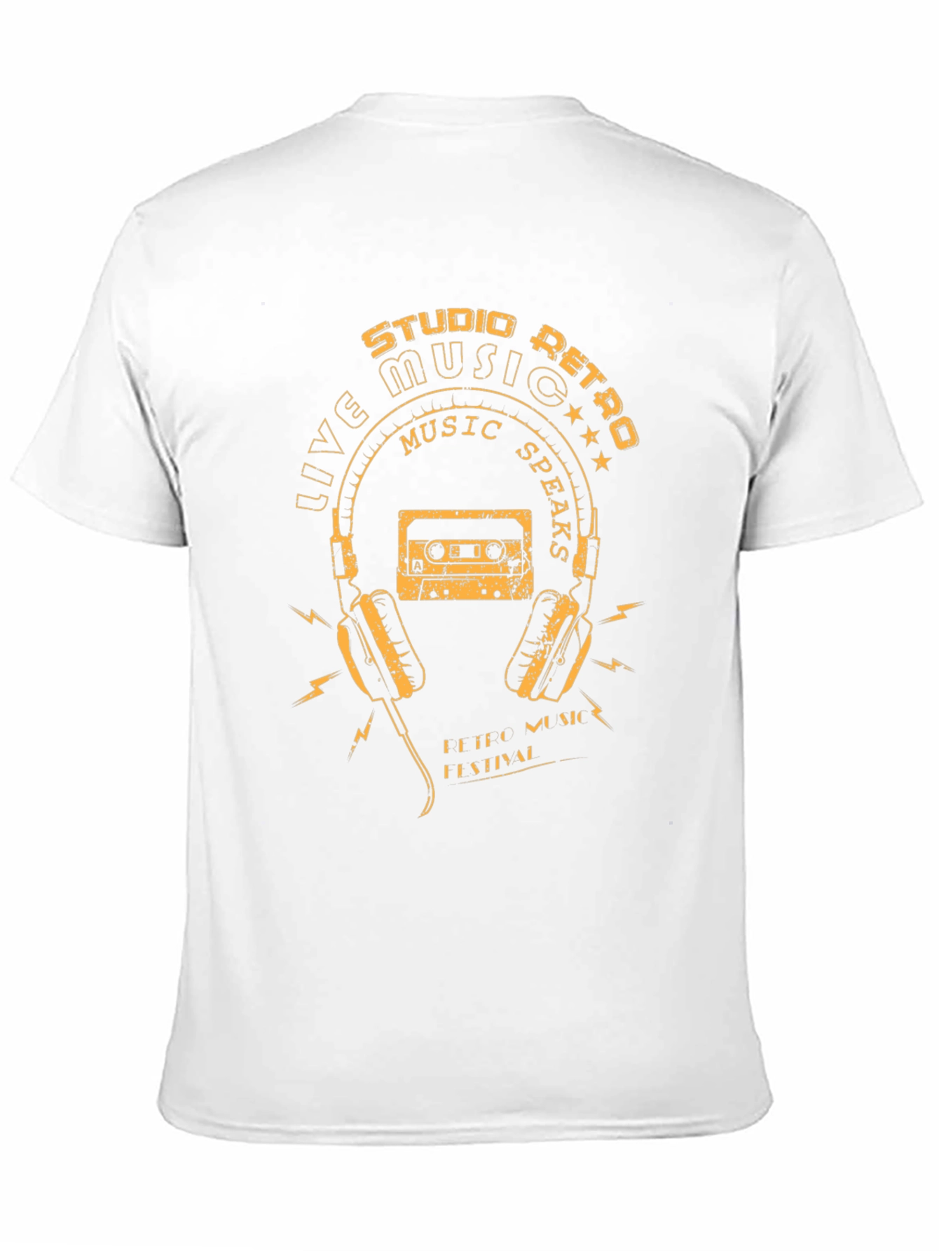 Retro Music T-Shirt - Studio Live Festival Style Tee